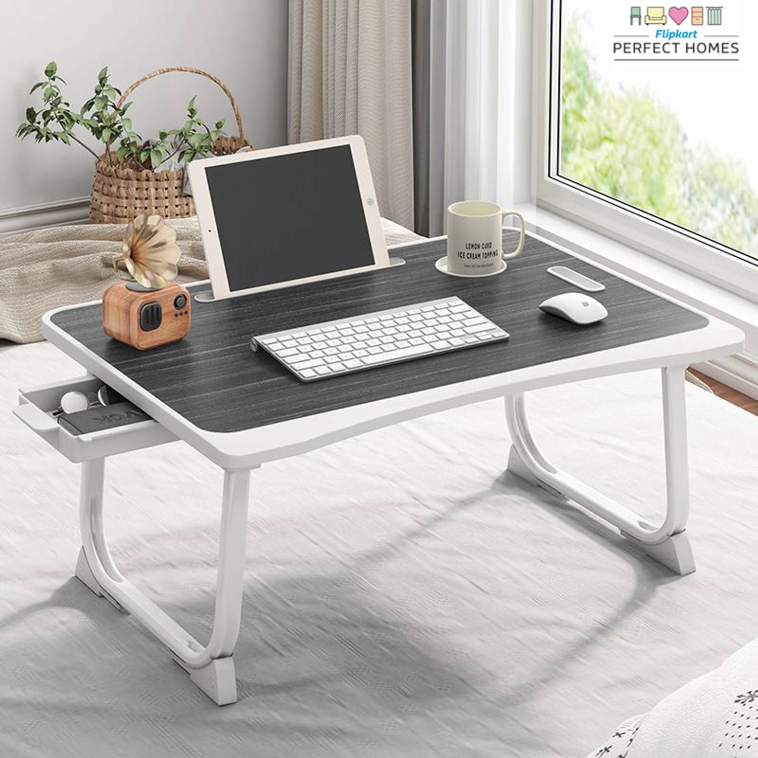 Flipkart Studio Dorm Wood Portable Laptop Table - Image 2