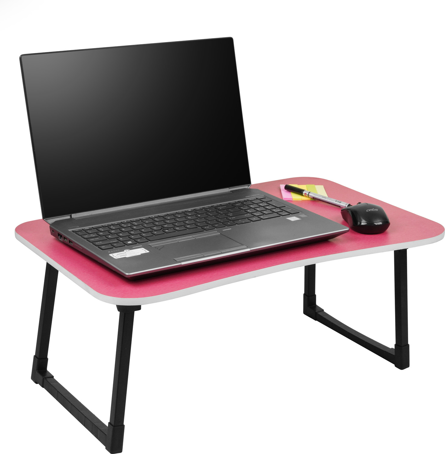 Image of FurniGully Study Table for Students Wood Portable Laptop Table