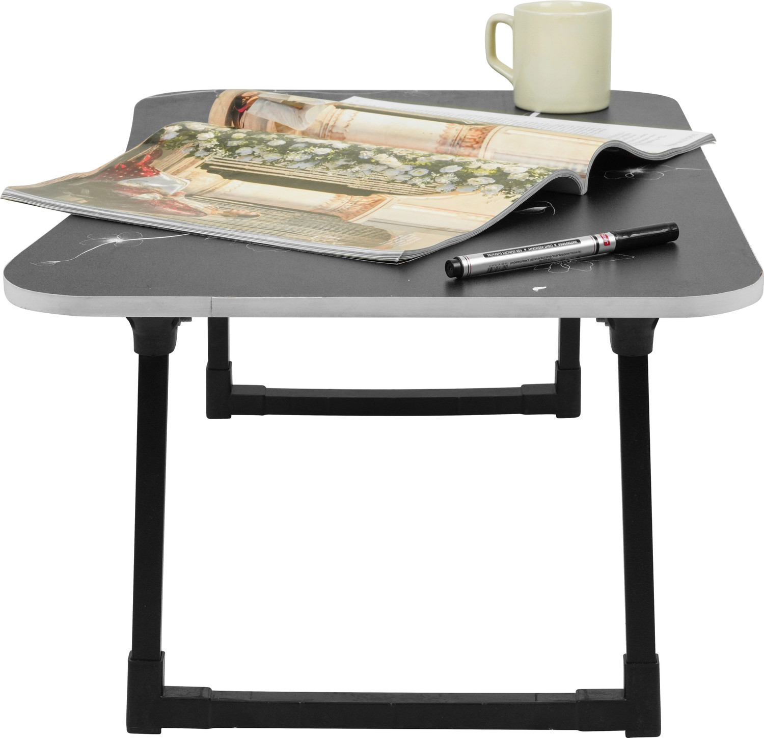 Image of FurniGully Wood Portable Laptop Table