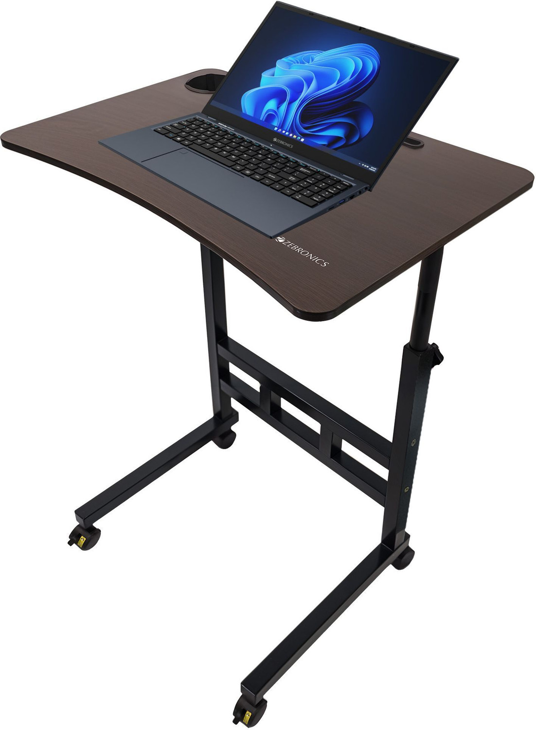 Image of ZEBRONICS ZEB-DOW Y1 Wood Portable Laptop Table