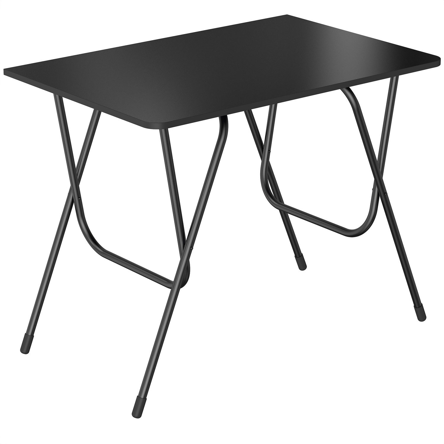 Image of ELV DIRECT Multipurpose Study Desk Laptop Table, Work-from & Office Dining Table Durable Wood Portable Laptop Table
