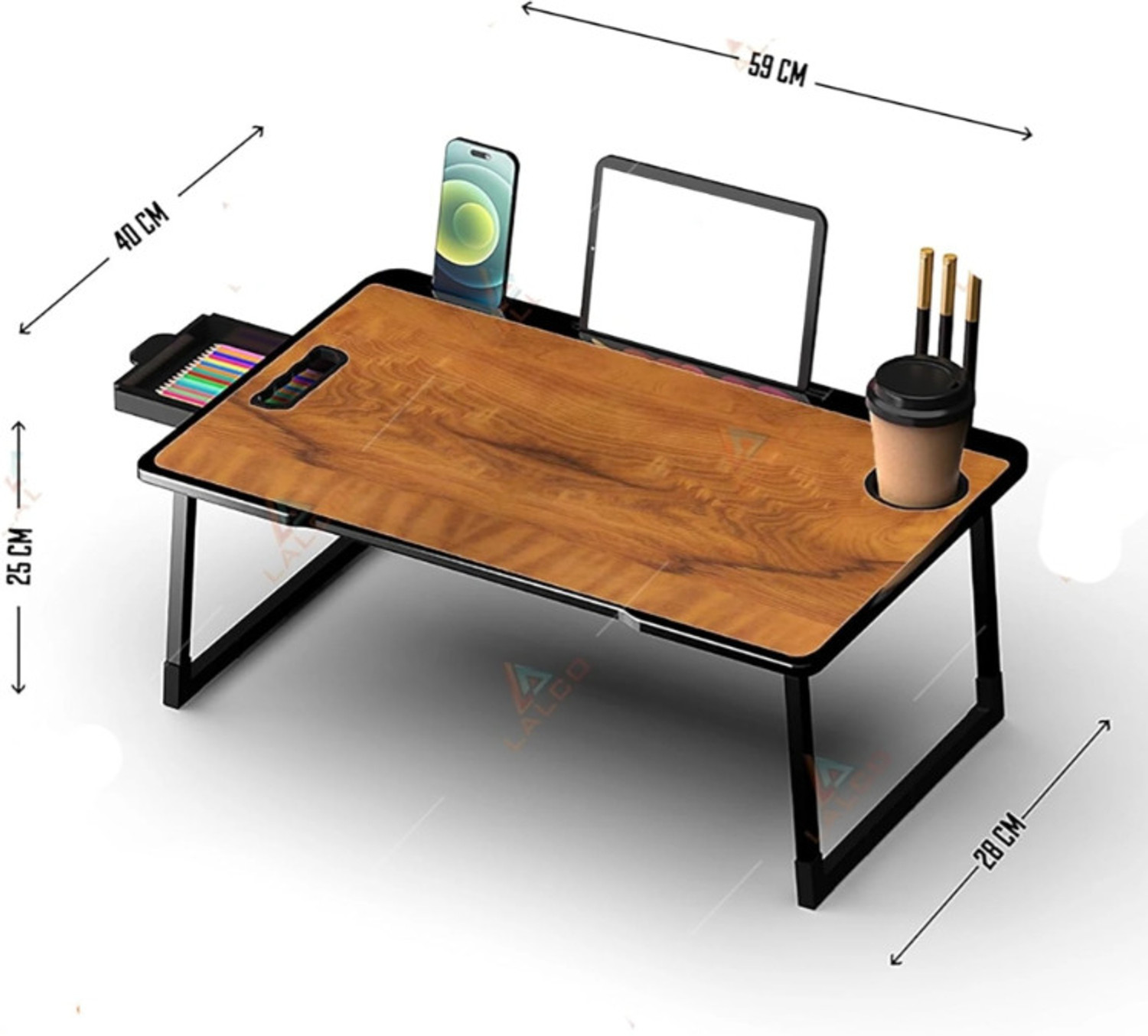 Image of Xure Wood Portable Laptop Table