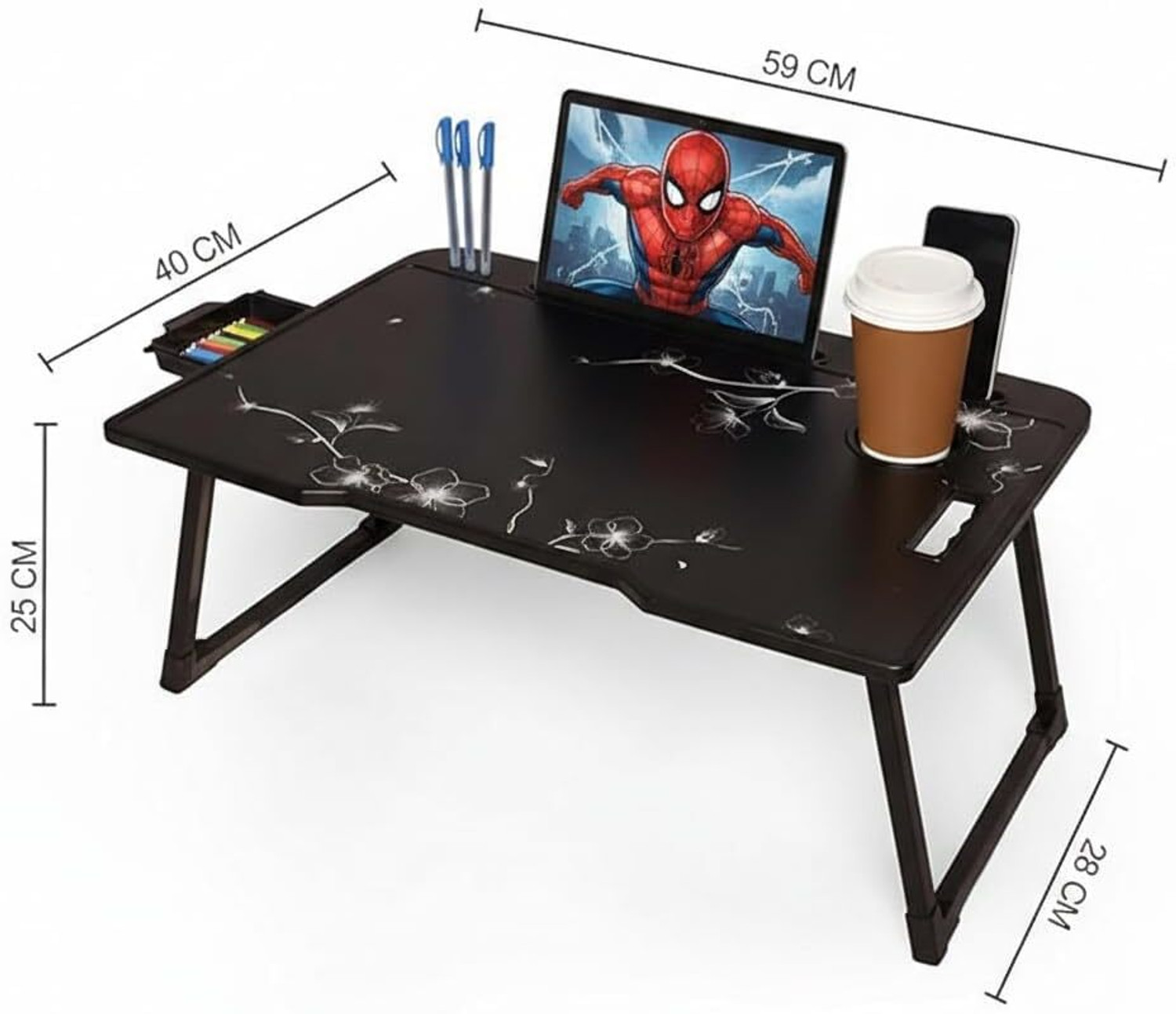 Image of WINDLY Wood Portable Laptop Table