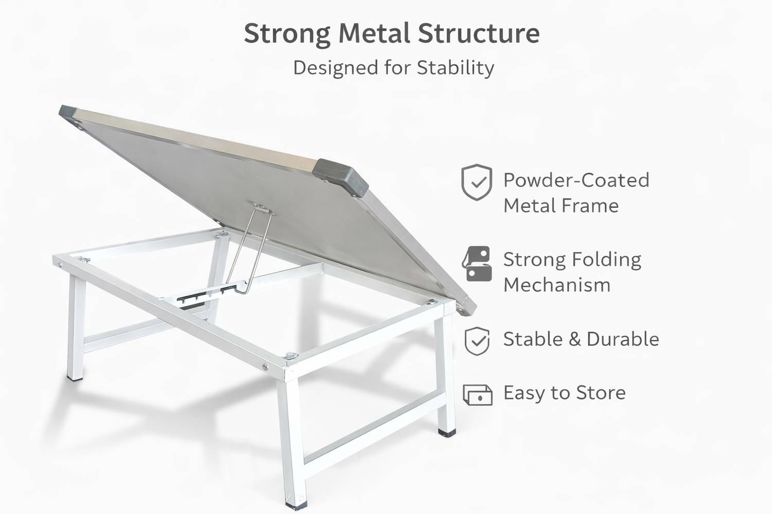 Rite Foldable Portable Laptop Table - Image 4