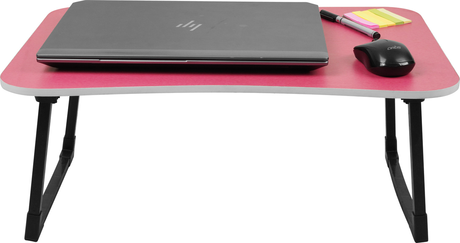 Image of FurniGully Study Table for Students Wood Portable Laptop Table