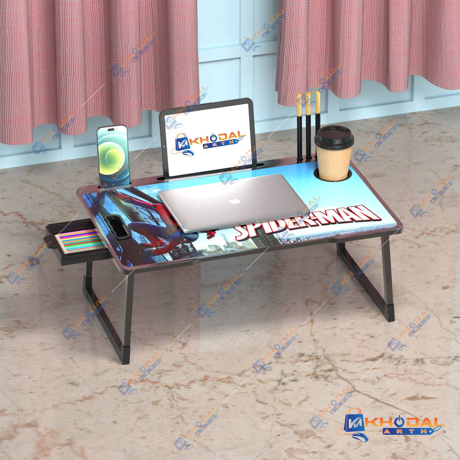 KHODAL Spiderman Laptop Study Table - Image 2
