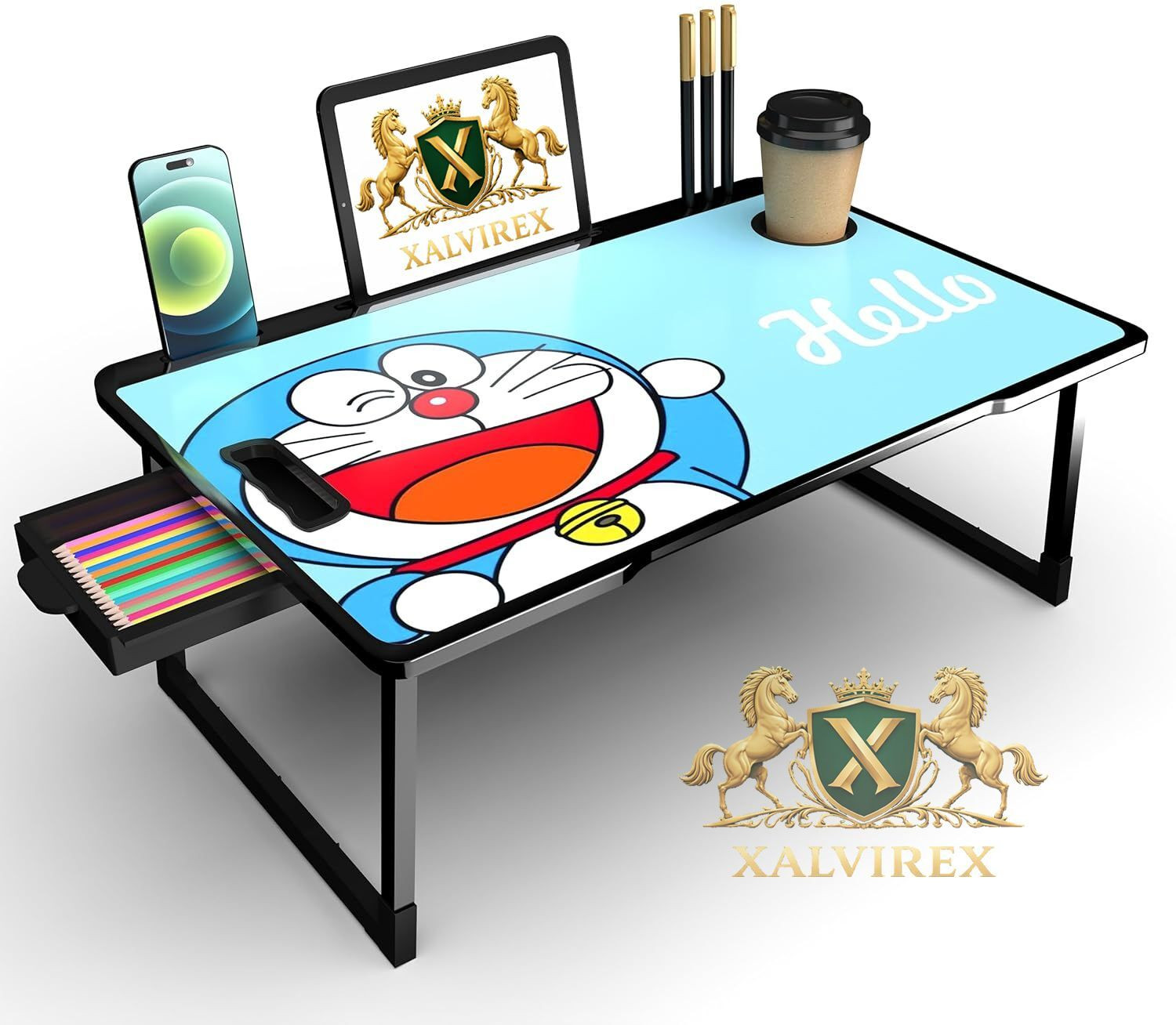 Image of XALVIREX DOREMON COTTED Plastic Study Table