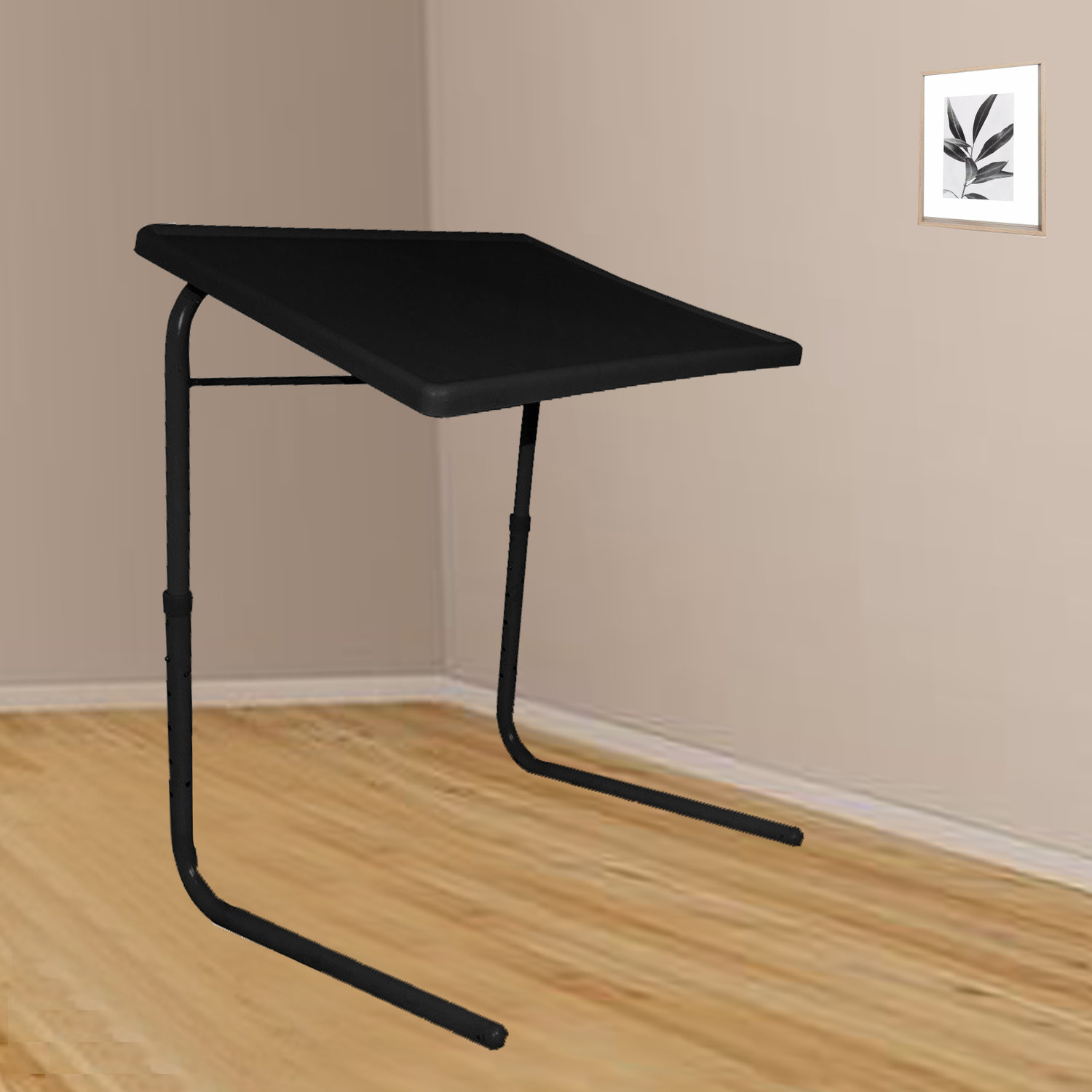Image of Table Mate II Folding Table For Study & Office Work Use ,Adjustable Hight,Multipurpose Table Plastic Portable Laptop Table