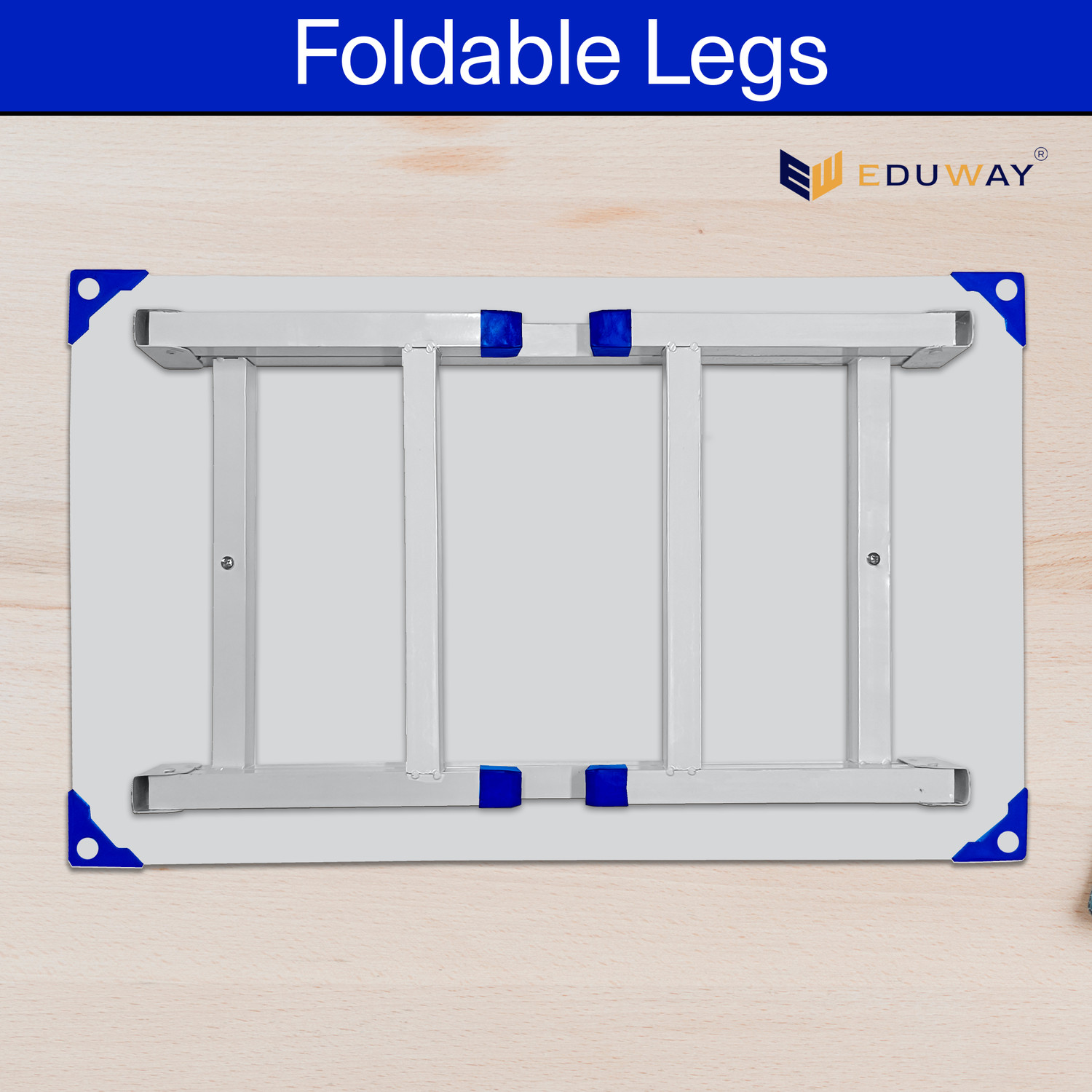 Image of Eduway Portable Laptop wooden bed foldable study table stand for student Home, Office Wood Portable Laptop Table