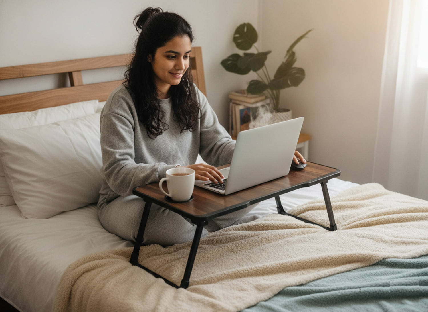 Image of Xure Wood Portable Laptop Table