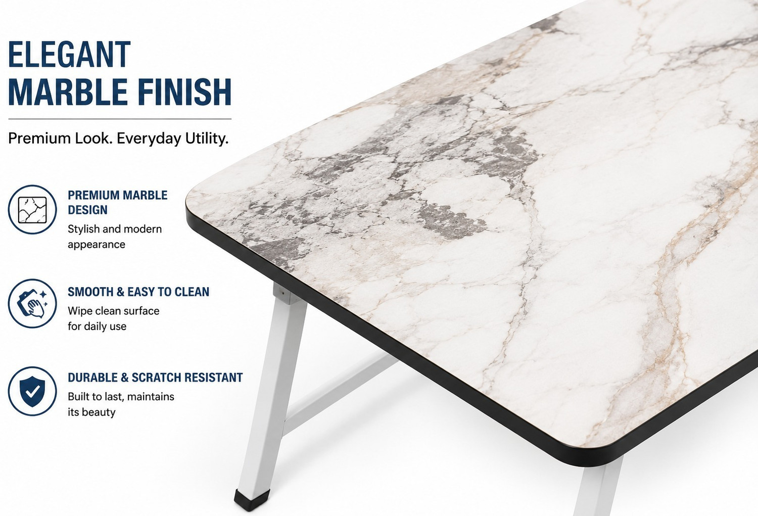 Image of Rite Smart Desk Fold 60 Wood Portable Laptop Table