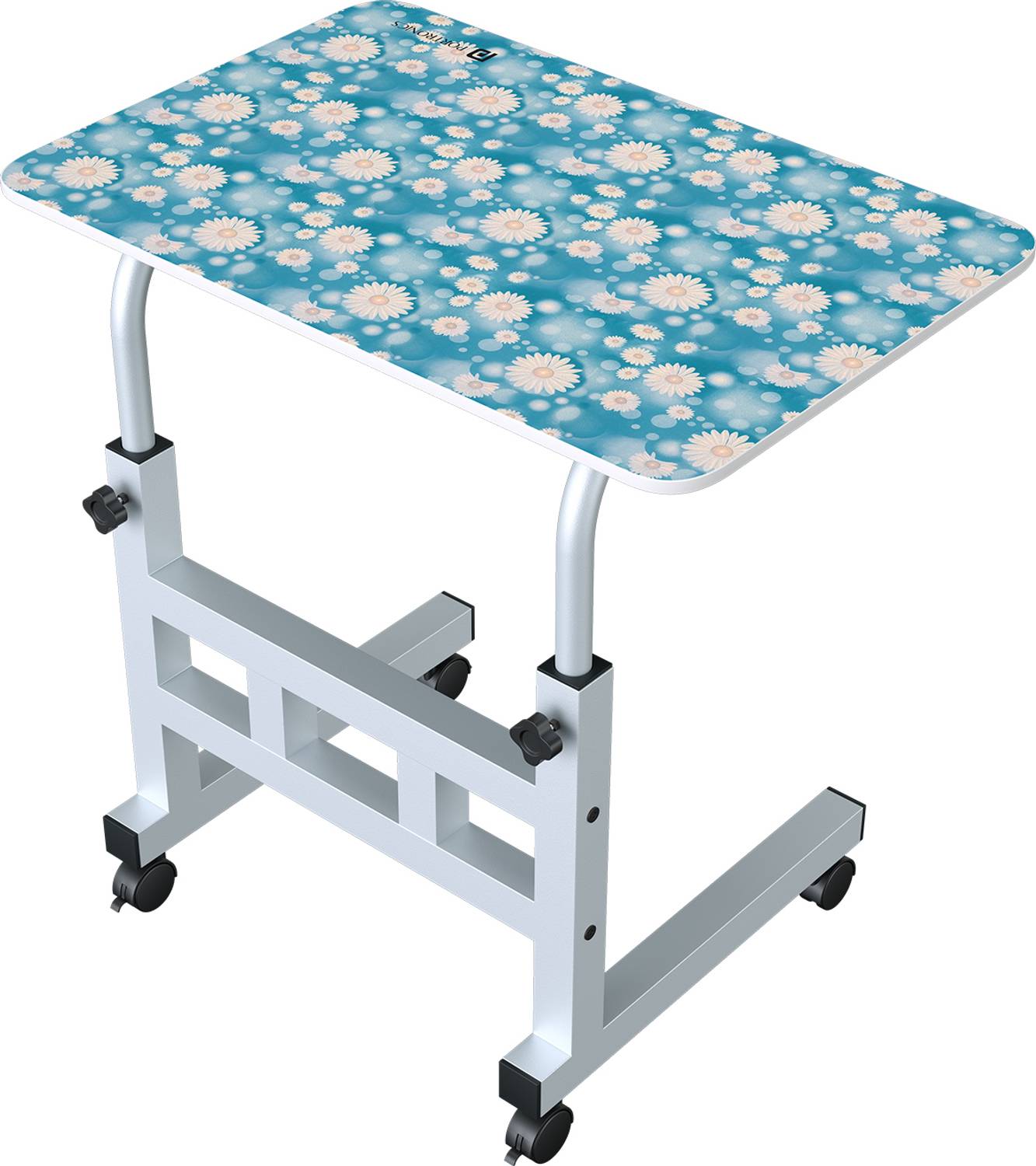 Portronics My Buddy D Multipurpose Movable & Adjustable Table for kids,home,Office Wood Portable Laptop Table