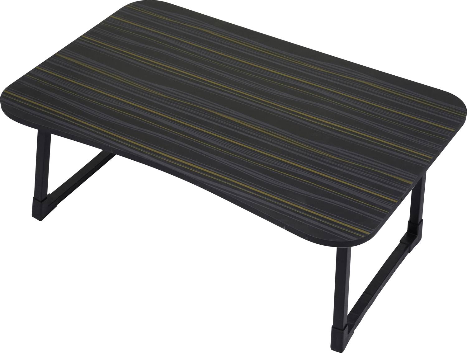 FurniGully Wood Portable Laptop Table (Finish Color - BLACK, Pre ... more