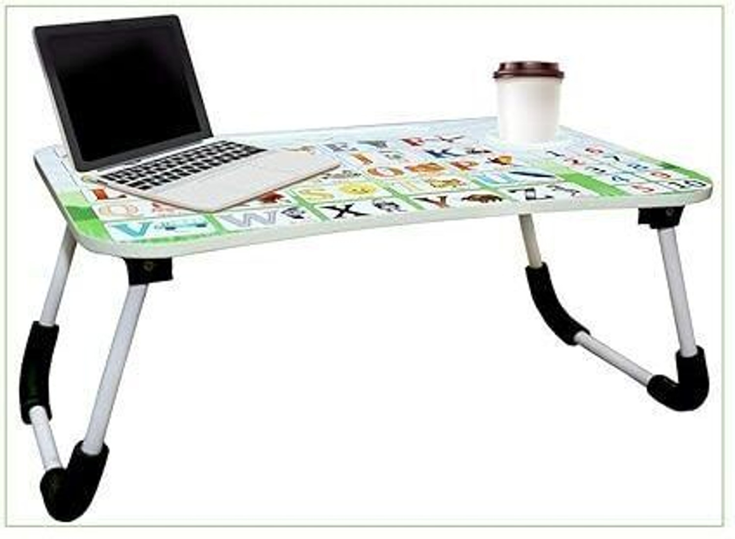 Image of FurniGully Foldable multipurpose Table Wood Portable Laptop Table