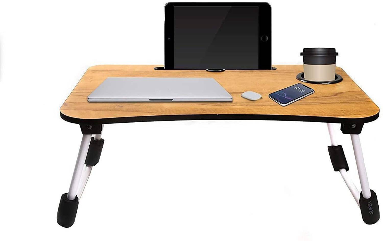 UKDIMUKDI Wood Portable Laptop Table - Image 3
