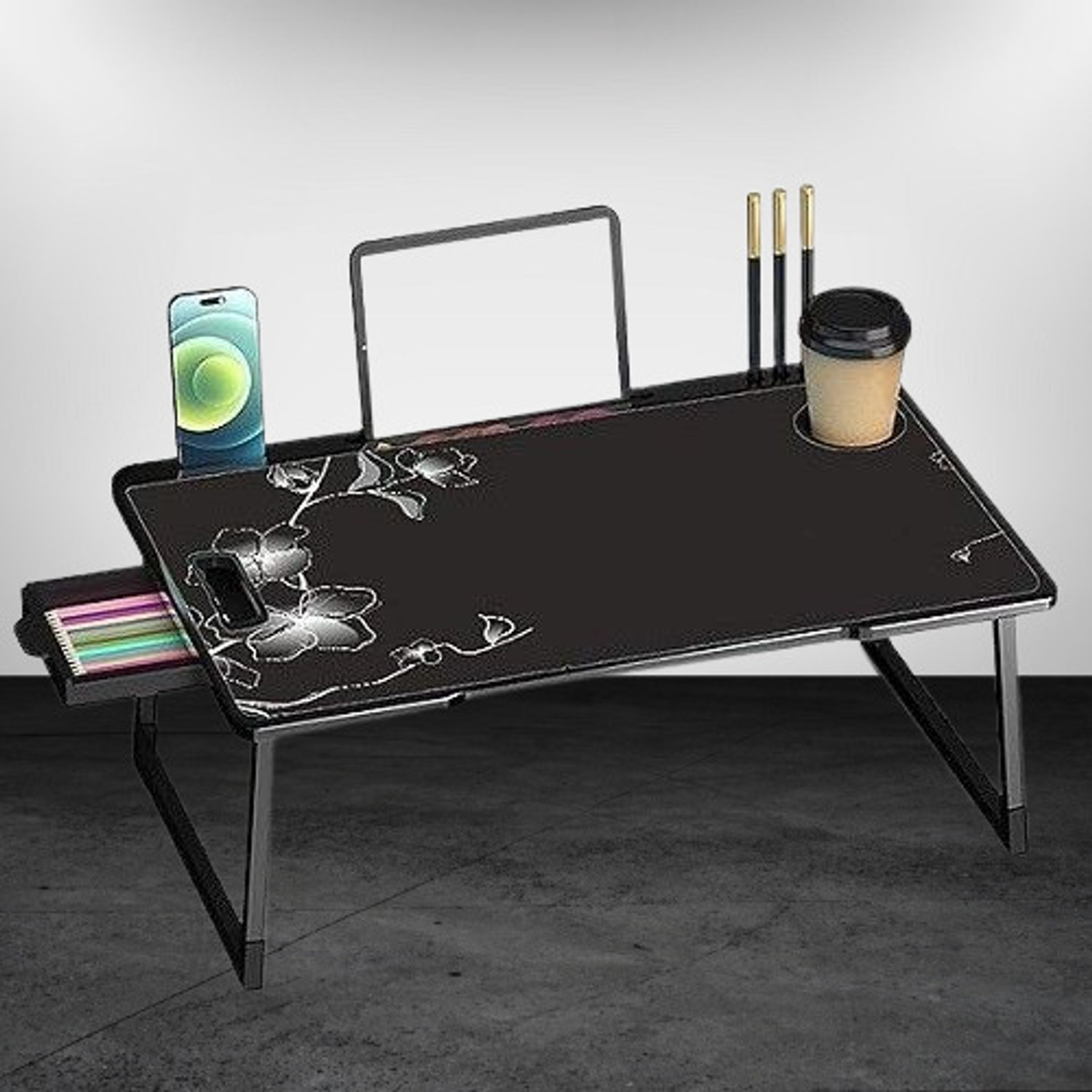Image of Winsobey folding Study table Wooden Solid Wood Study Table