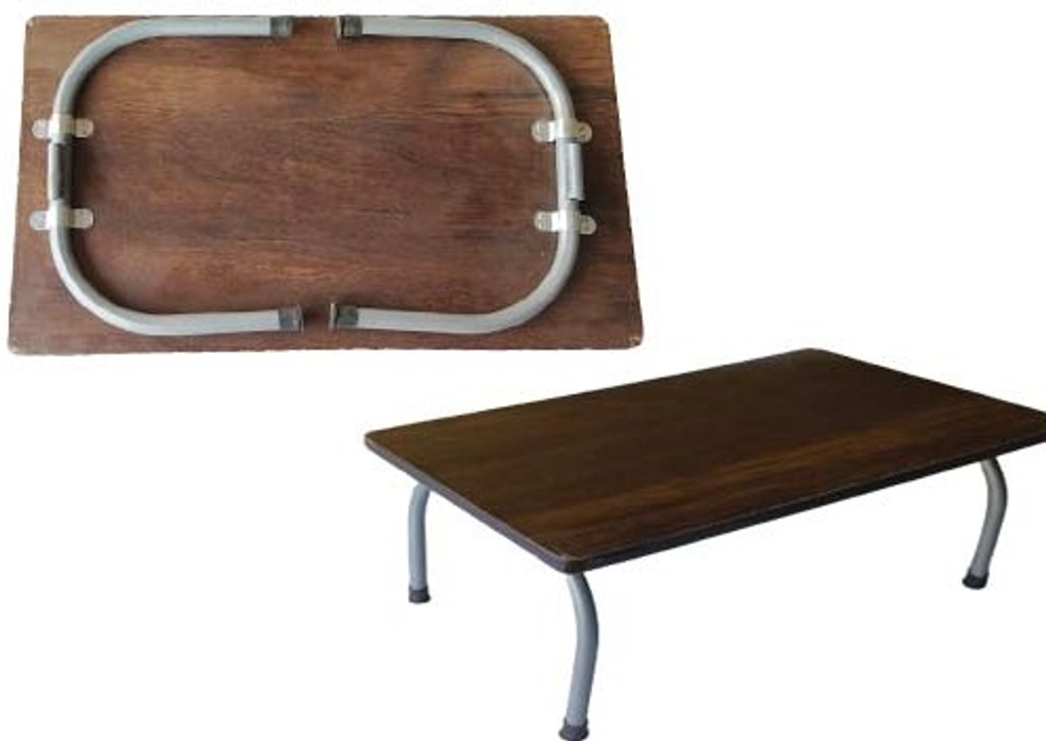 Image of katrik katrik foldable table brown Wood Portable Laptop Table