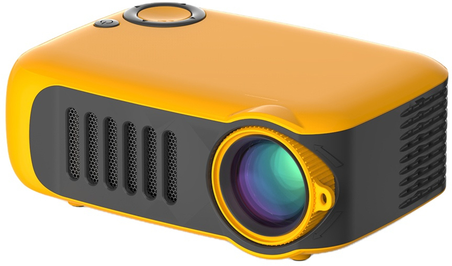 Image of Orlov Full HD 1080P LED Portable Projector 800 Lumens Short Throw Speaker (800 lm / 1 Speaker / Remote Controller) Portable Projector