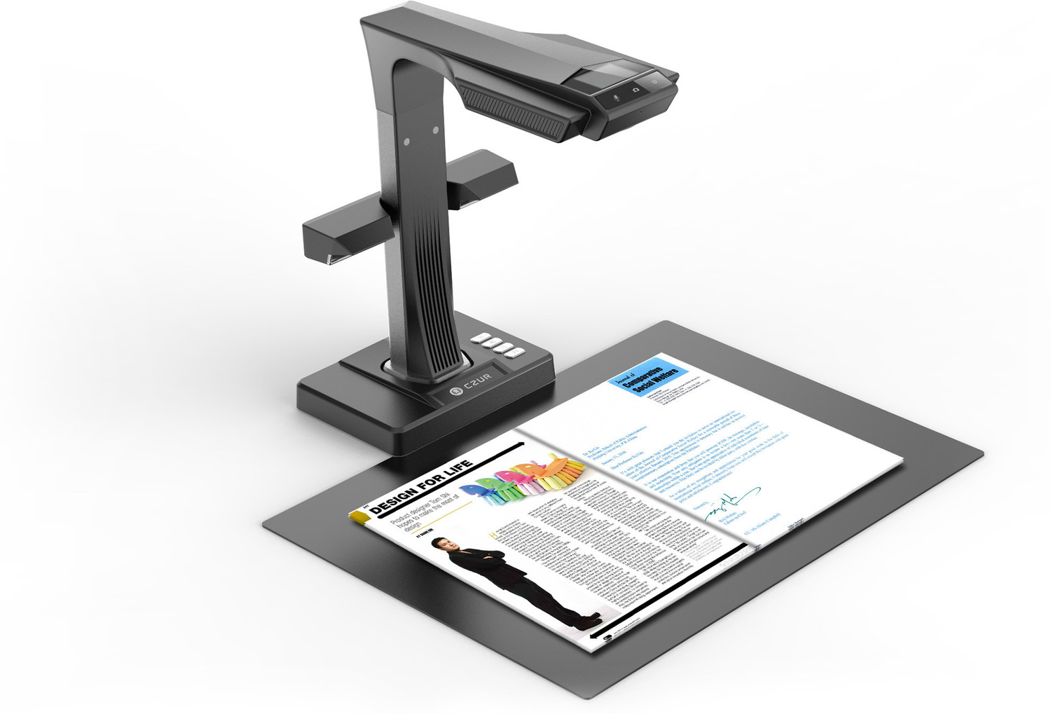 Image of Czur ET18 PRO Book Scanner Corded Portable Scanner