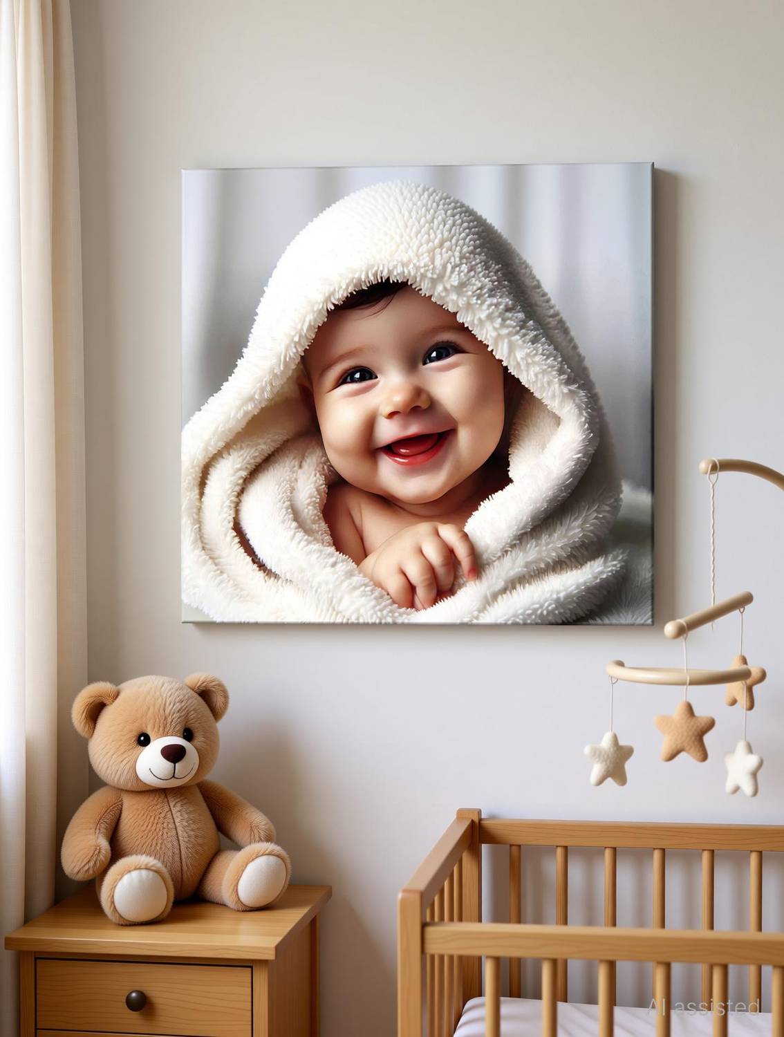 Baby Home decor Poster canvas Photographic Paper
