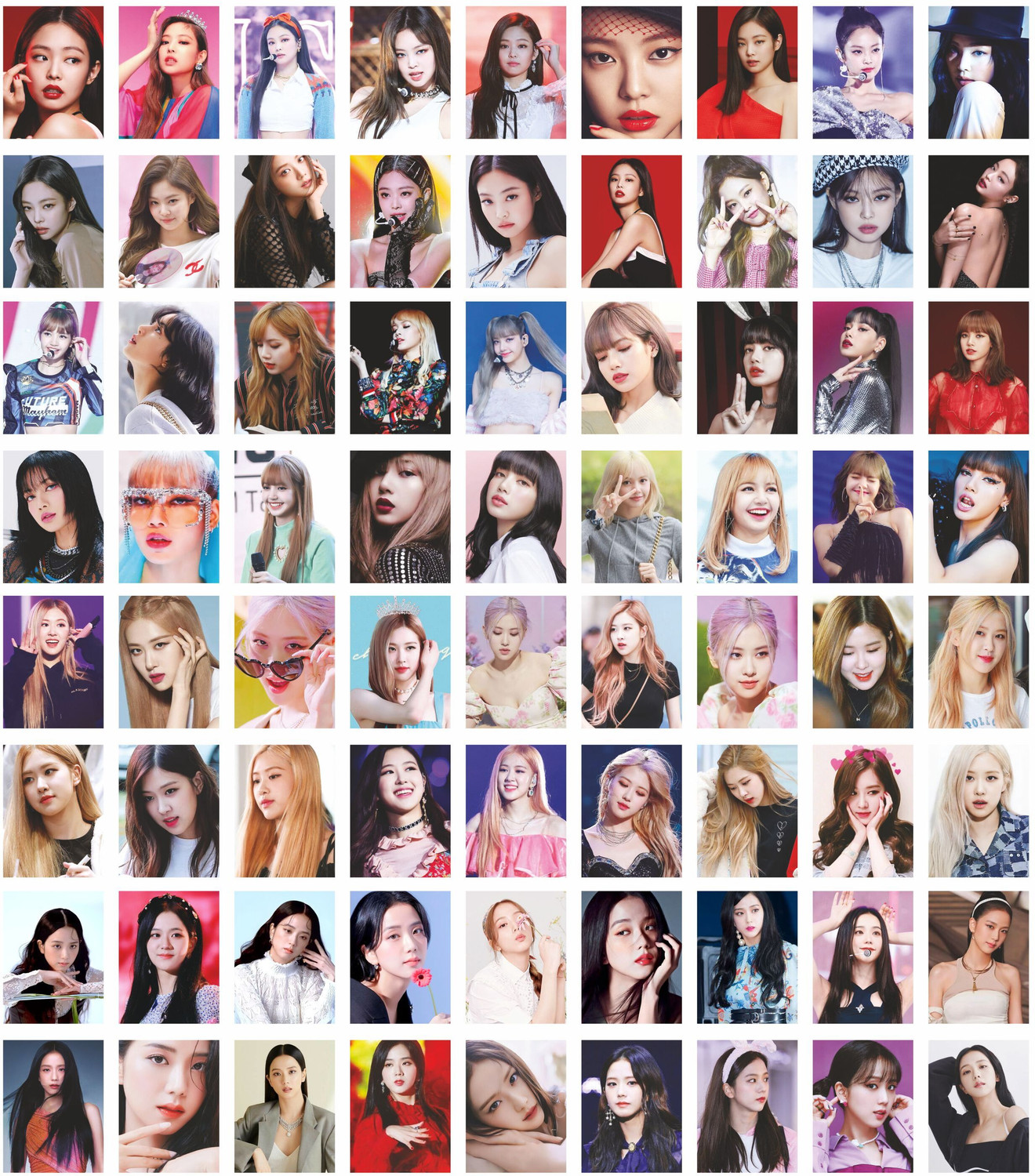 Image of Blackpink Photocards Collection Pack of 72, Born Pink Photocards, Blackpink All Member Photocard Pack, Merch, K-Pop. Merch For Blink For Gifting For Birthday (Size : 3 x 4 Inch) Paper Print