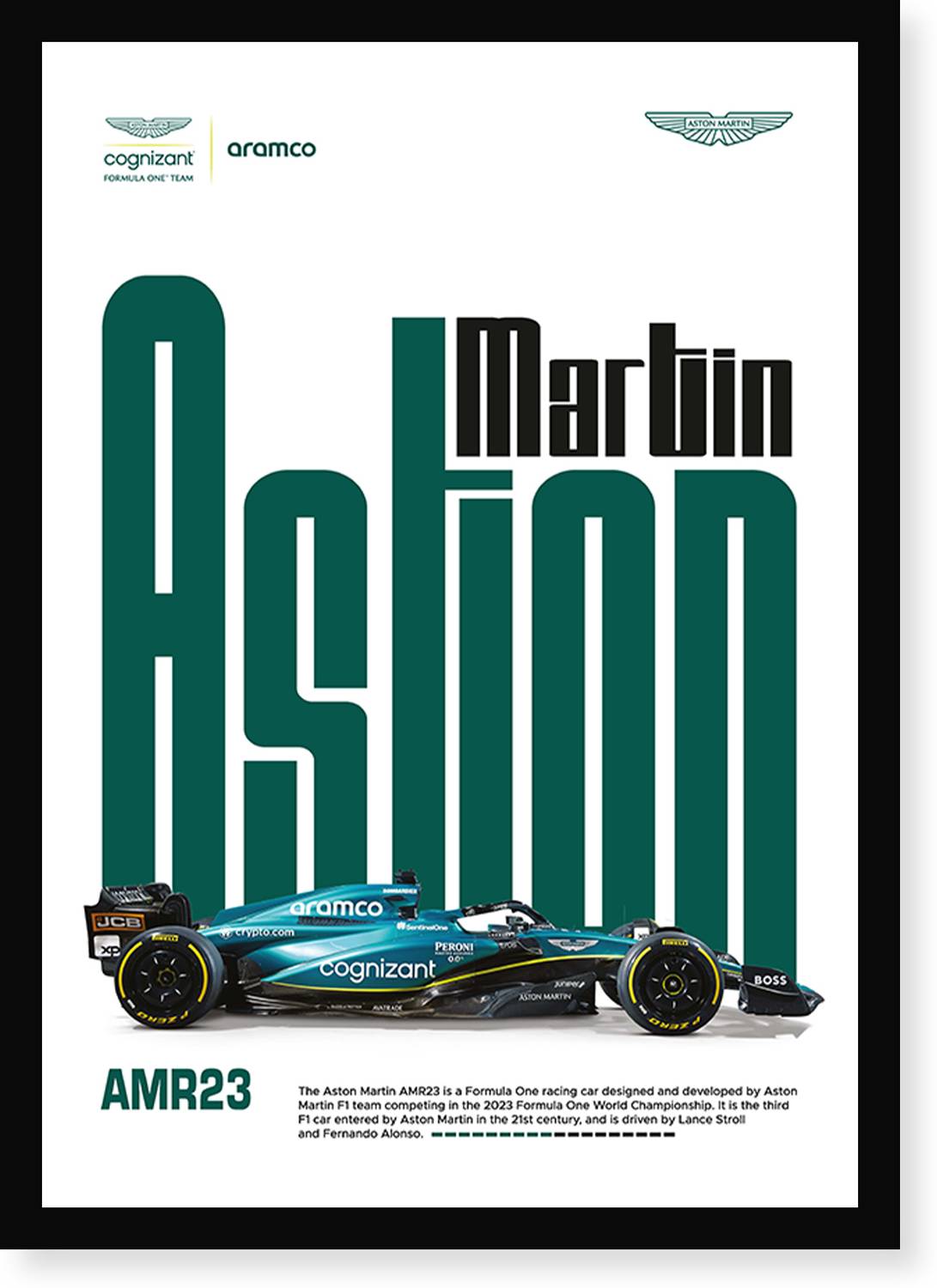 Aston Martin Art Wall Framed Posters, Included Seamless Pins Hooks Wall Decor Framed Posters Wall Art 8x12 inch (A4 Size) For Bedroom, Living room, Office Fine Art Print Fine Art Print
