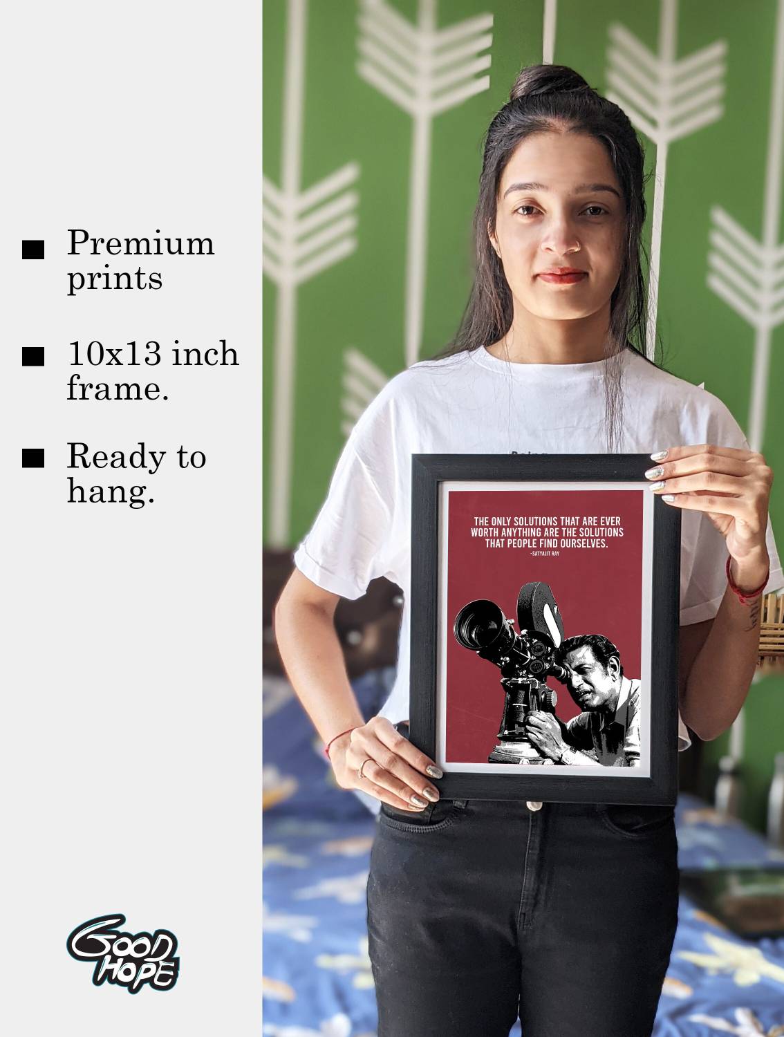 satyajit ray wall poster