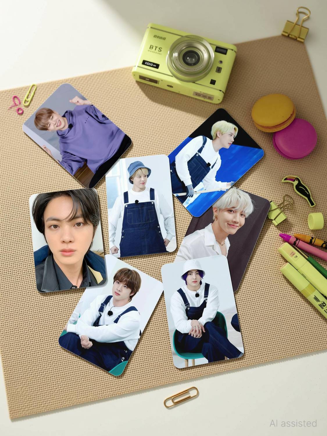 BTS Photo cards Bias Pack ( Set of 14 + 2 Freebies ) All Members