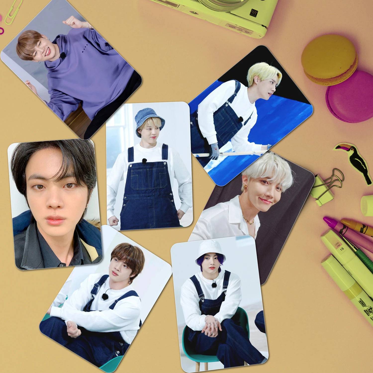 BTS Photo cards Bias Pack ( Set of 14 + 2 Freebies ) All Members