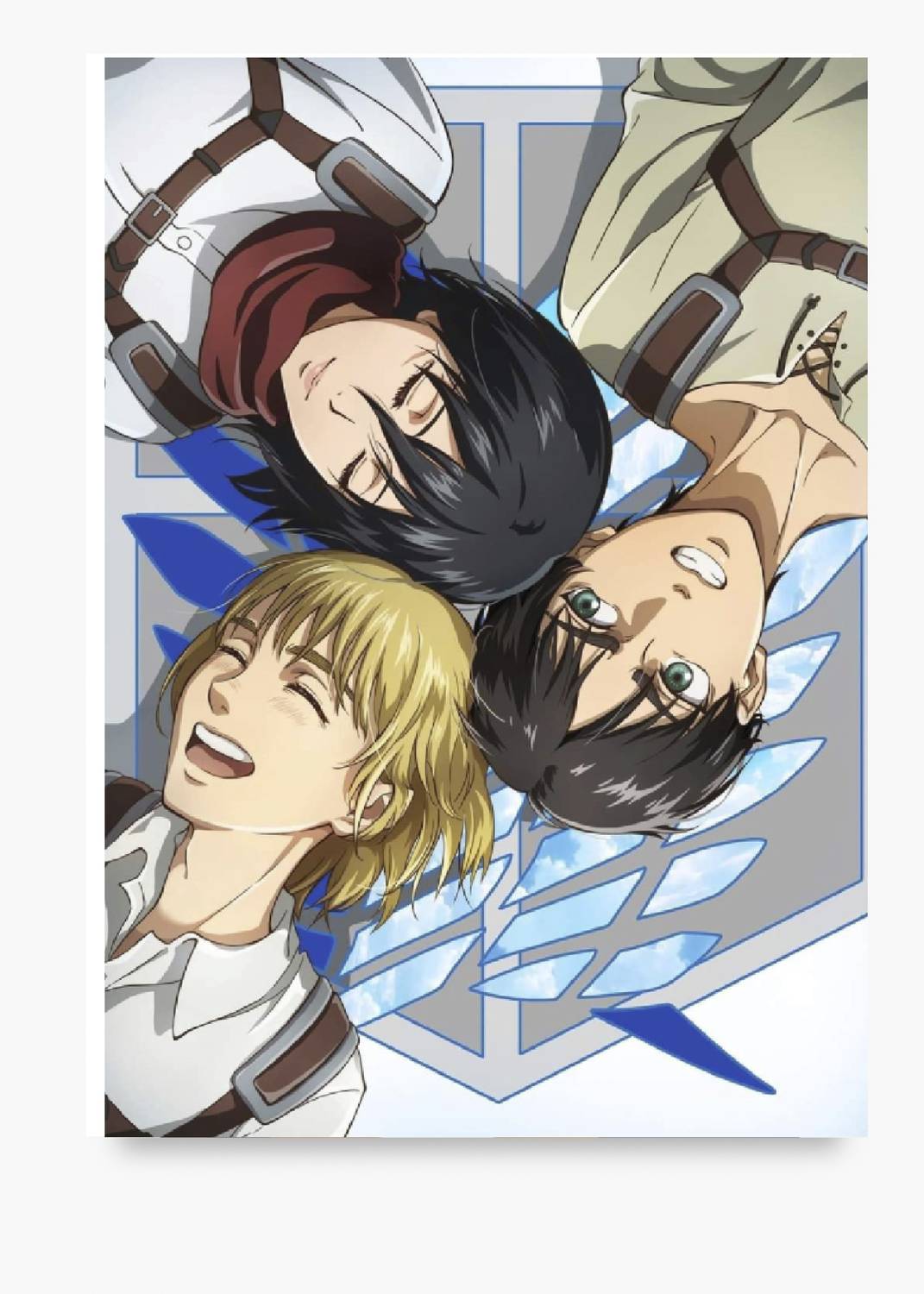 RIUTART Attack on Titan Black Framed Poster 12.6*9.6 - Image 2