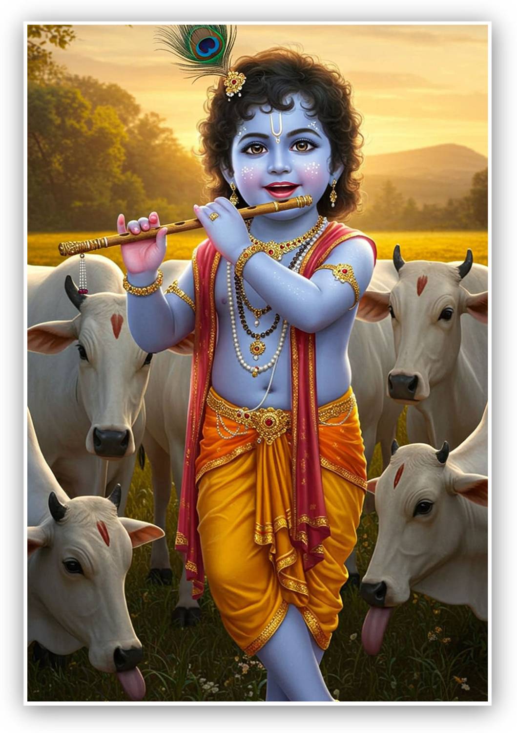 Bal krishna poster Photographic Paper