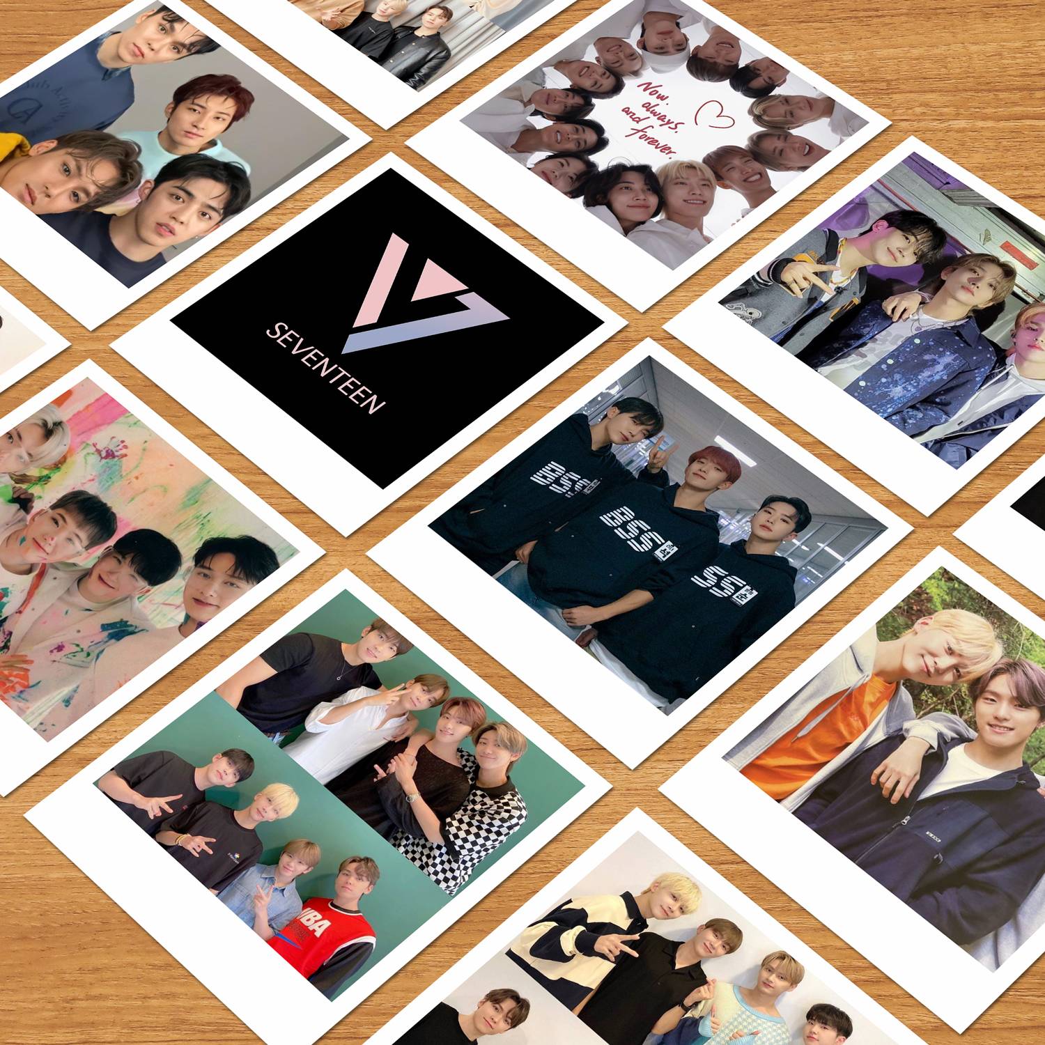 Seventeen Premium Velvet Finish Photo Cards ( Set of 36 ) All
