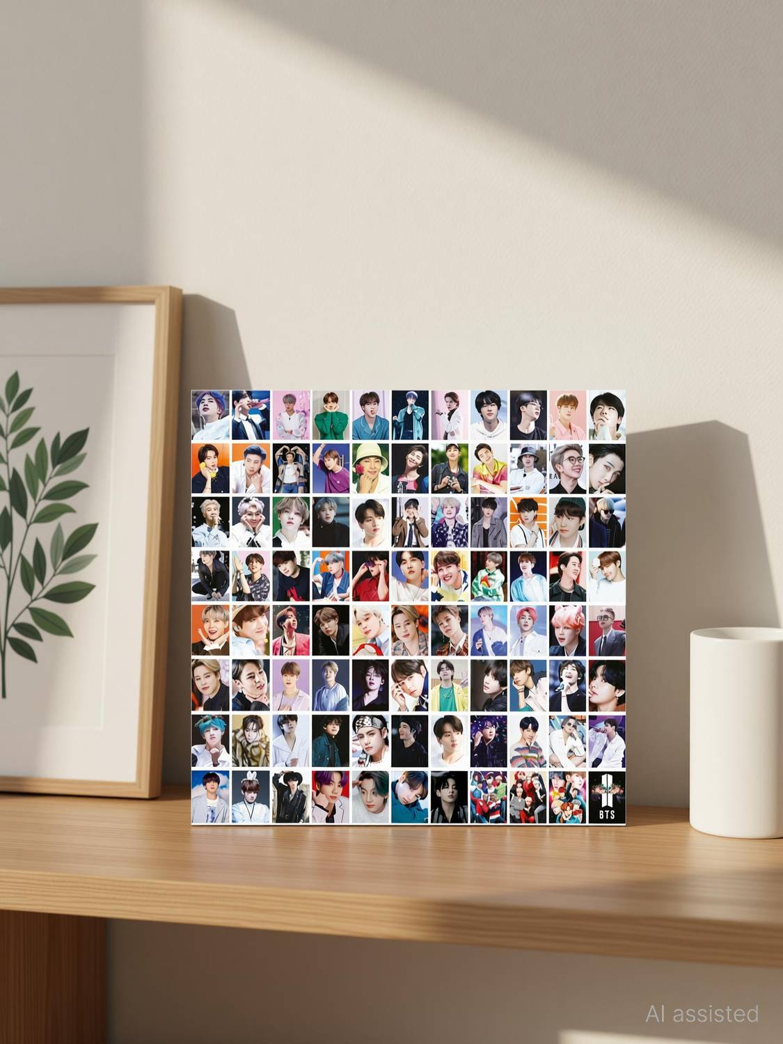 BTS ALL 'Foxborough' フィルムフォト BTS Photocards, (Pack of 88) 18 Pics of All 7 Members Photo Cards