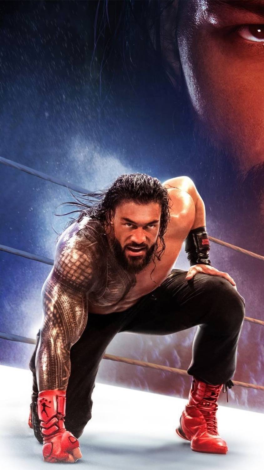 Fingerprint Roman Reigns A4 Fine Art Print - Image 4