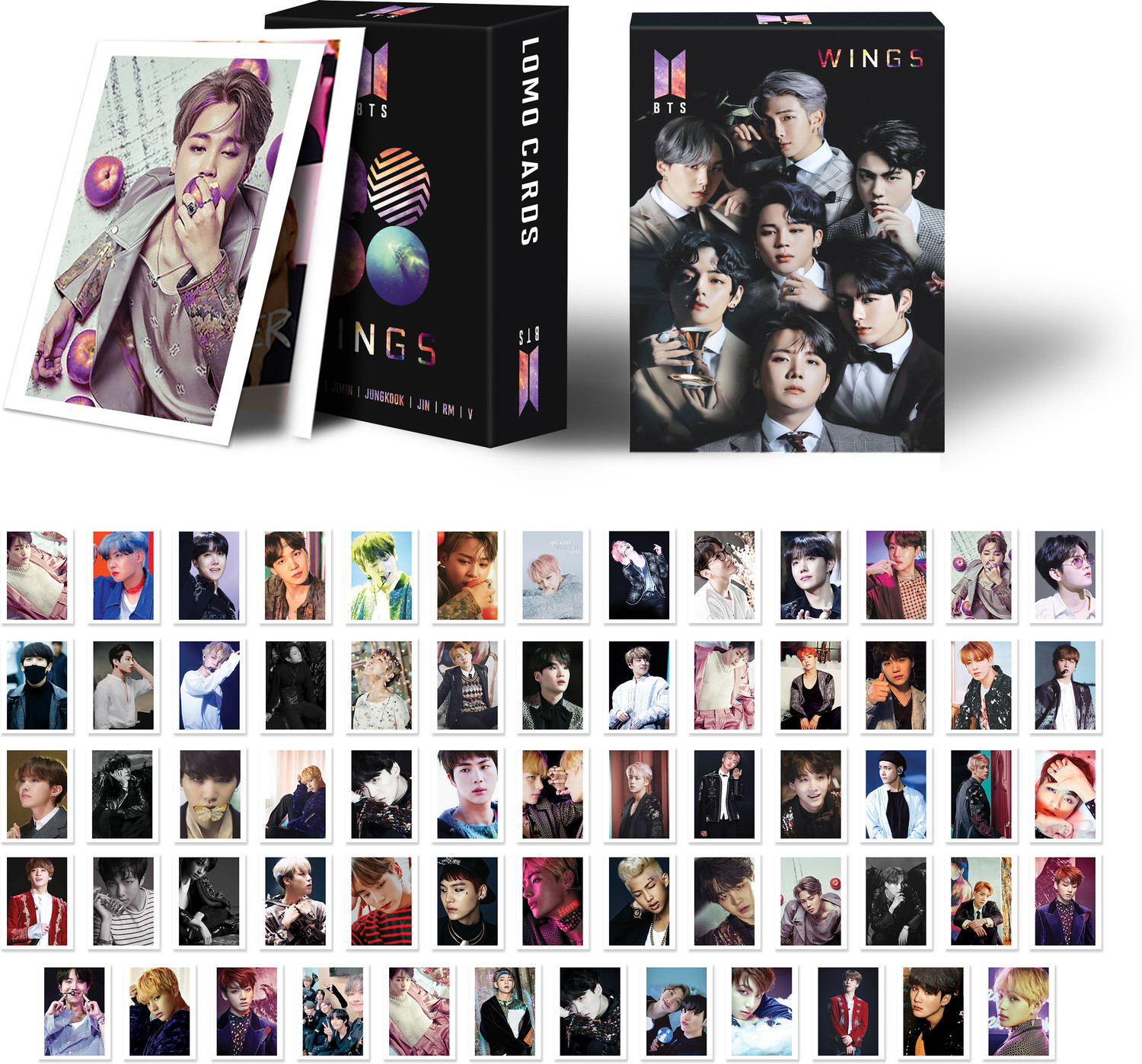 BTS Album Wings Photo Card High Quality Printed & Unique Design