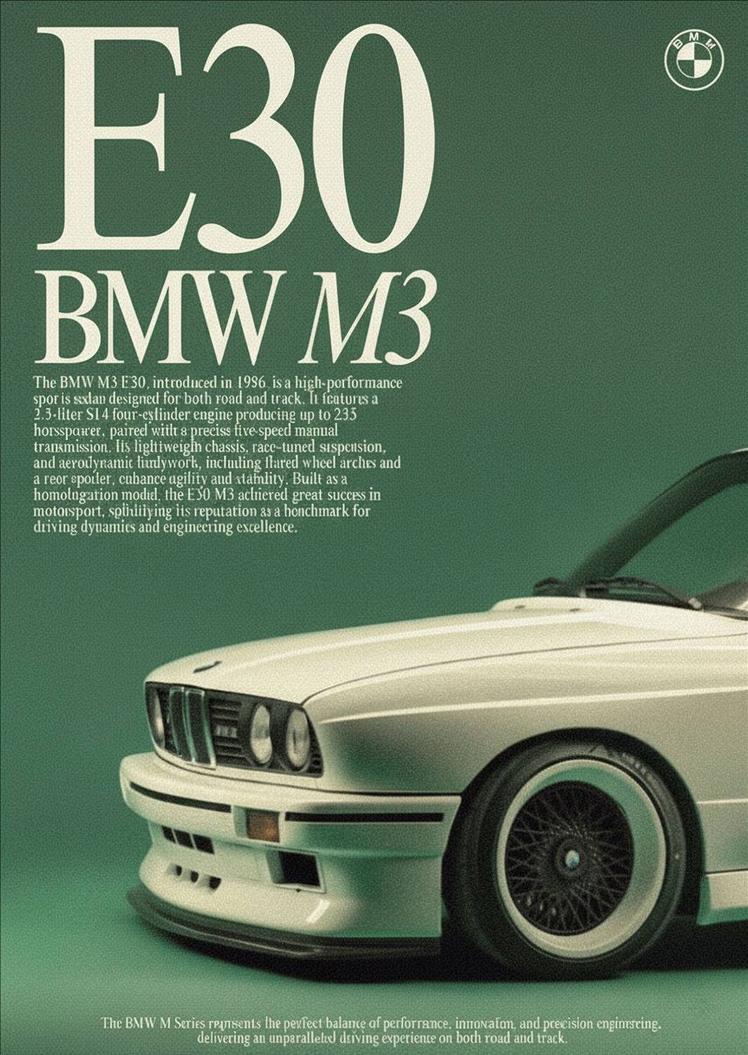 BMW A4 260 GSM Photo Paper Glossy Poster Photographic Paper