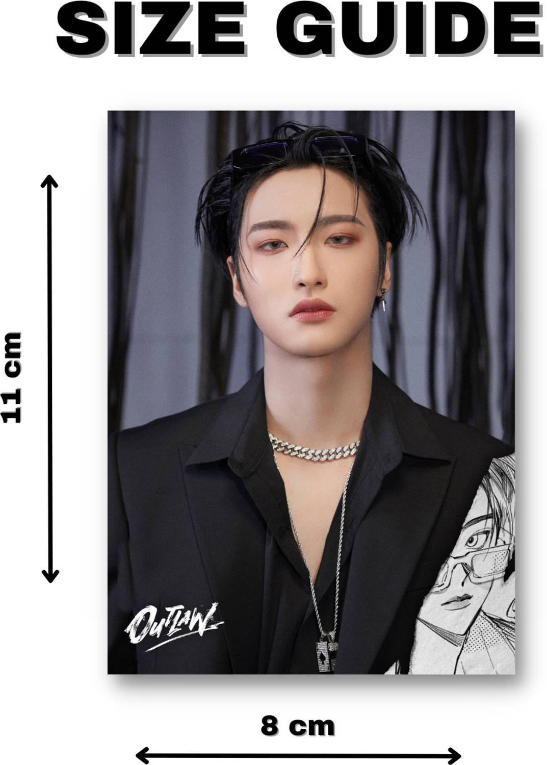 ATEEZ - Outlaw Photocards Pack Of 16 (8 x 11 cm) | Ateez All