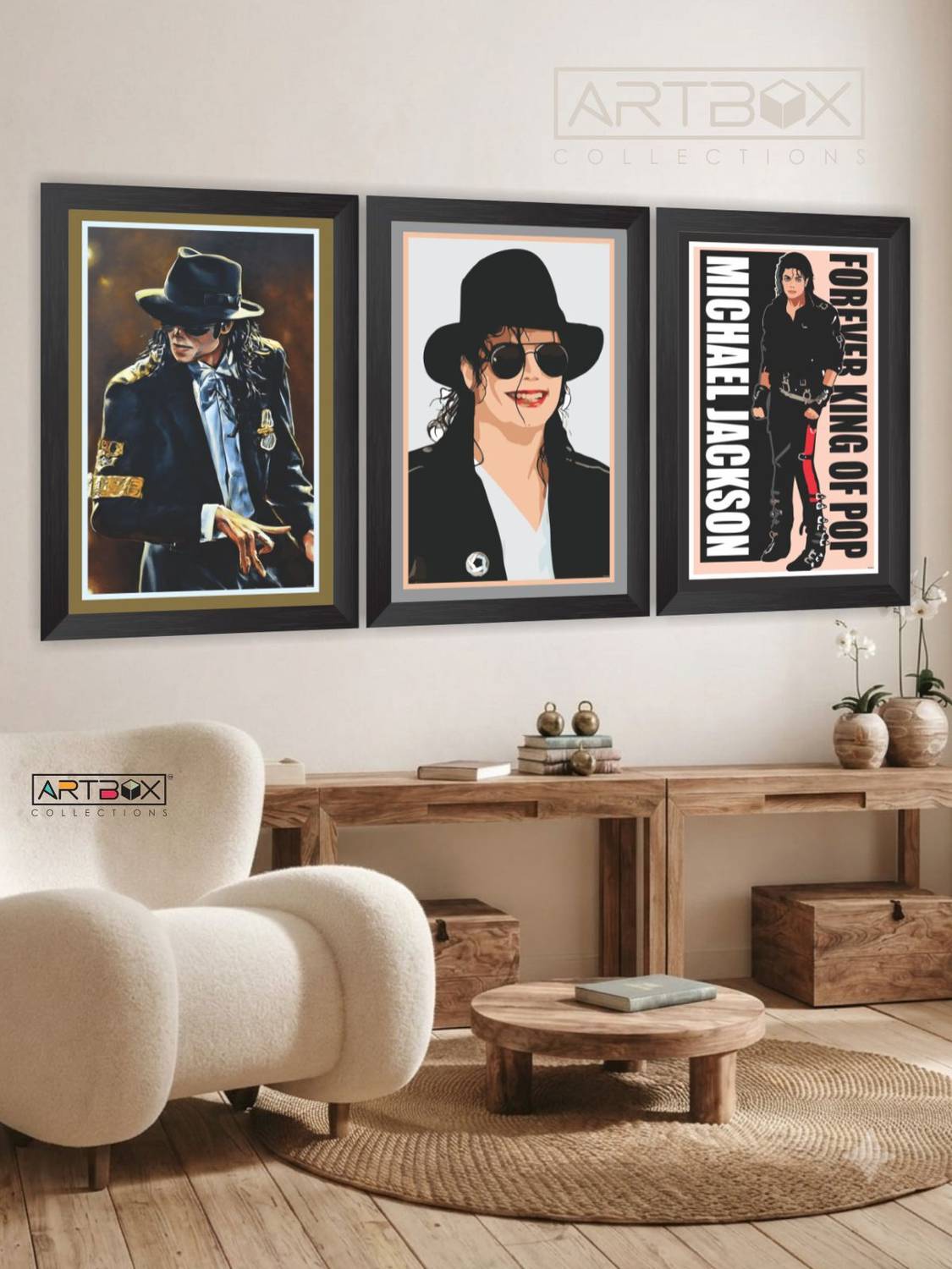 Legendary Michael Jackson Wall Art (12x18 Inch) Fine Art Print