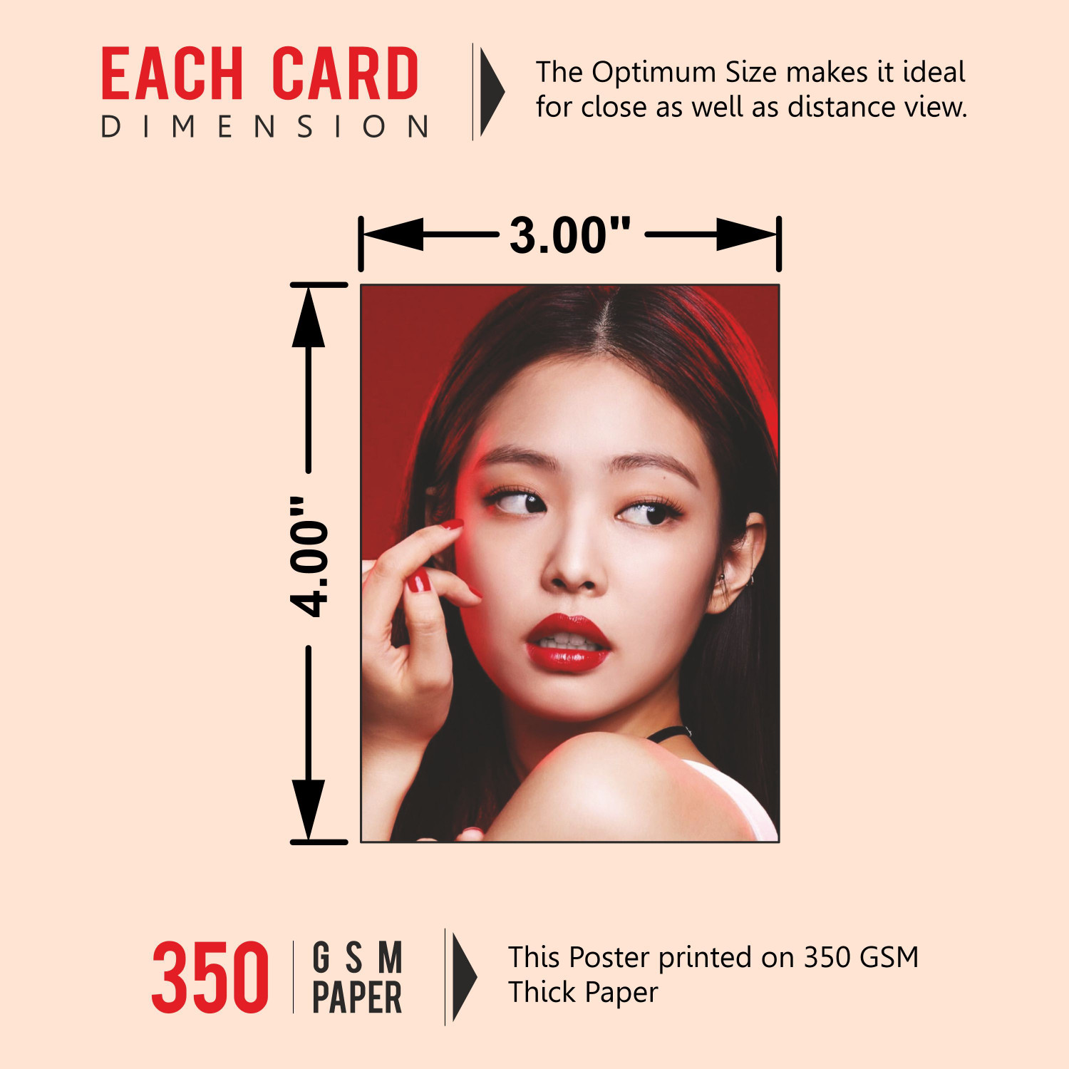 Image of Blackpink Photocards Collection Pack of 72, Born Pink Photocards, Blackpink All Member Photocard Pack, Merch, K-Pop. Merch For Blink For Gifting For Birthday (Size : 3 x 4 Inch) Paper Print