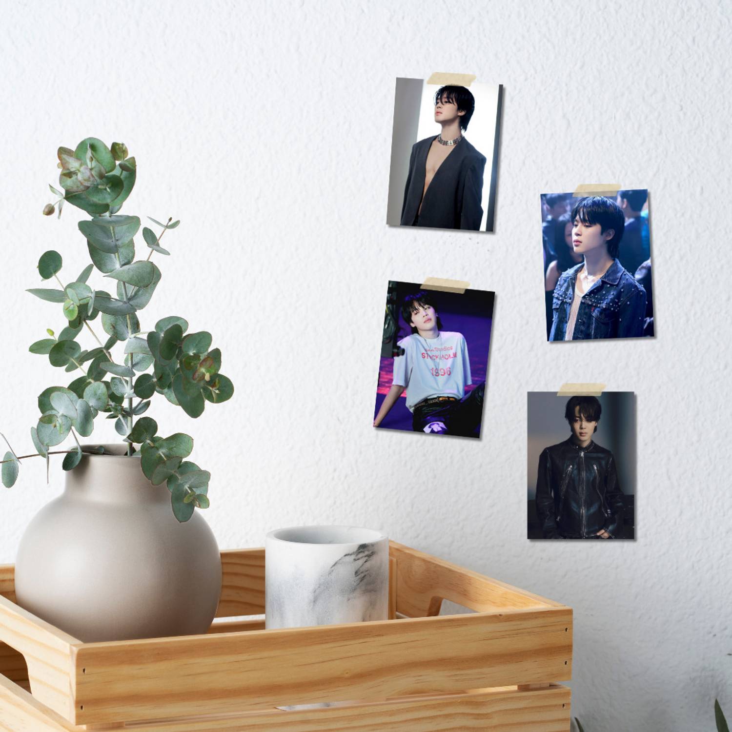 BTS Photocards Pack of 16 (8 x 11 cm) | BTS Jimin Photocards | BTS