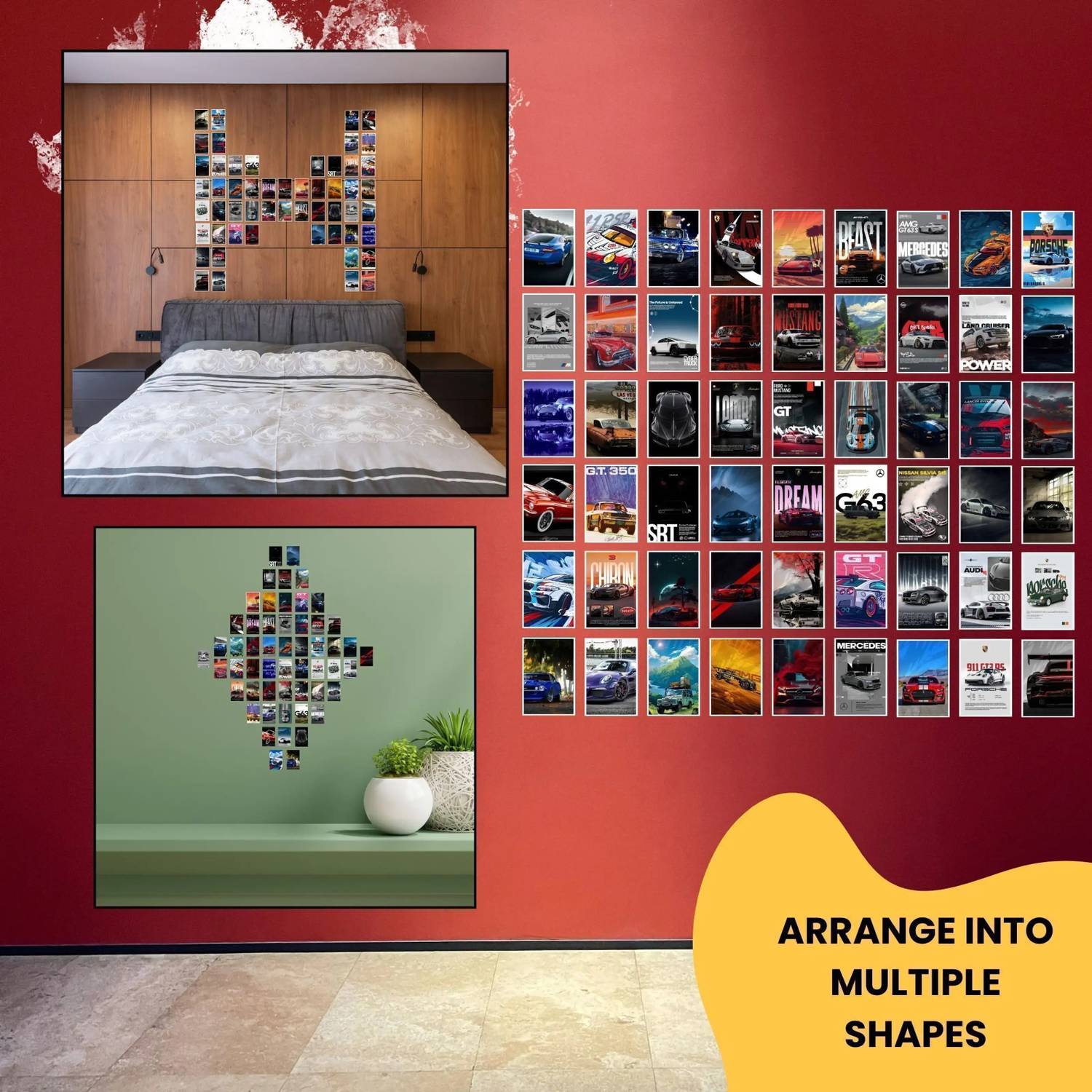 Print Cars Poster Pack of 54 - Image 3