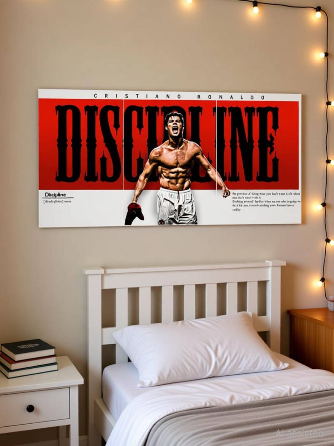 Good Cristiano Ronaldo 3 Split Poster 8x12 Inch