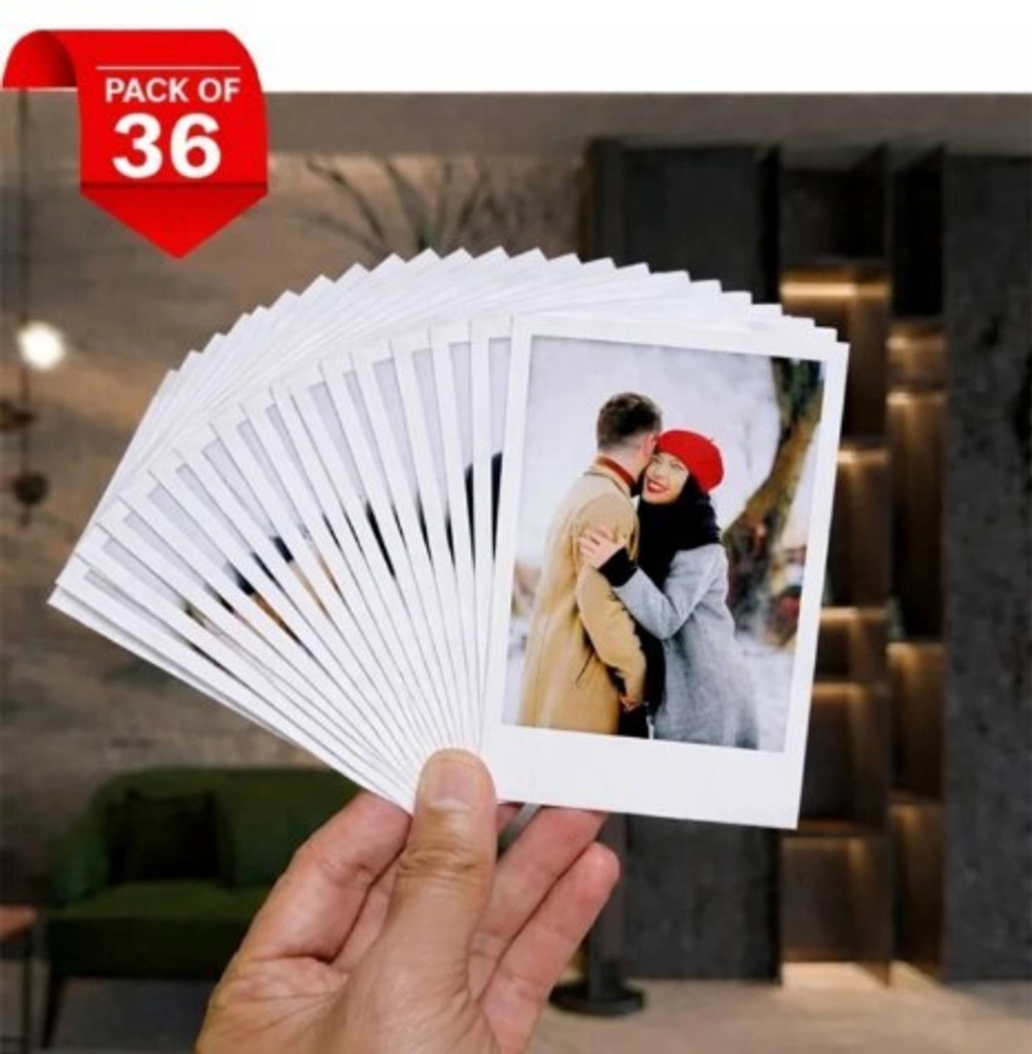 30 Customized Mini Photo Print Personalized Gifts with Your Photos (WHTSAP 7340263093) Paper Print (4 inch X 3 inch, BOX) Paper Print