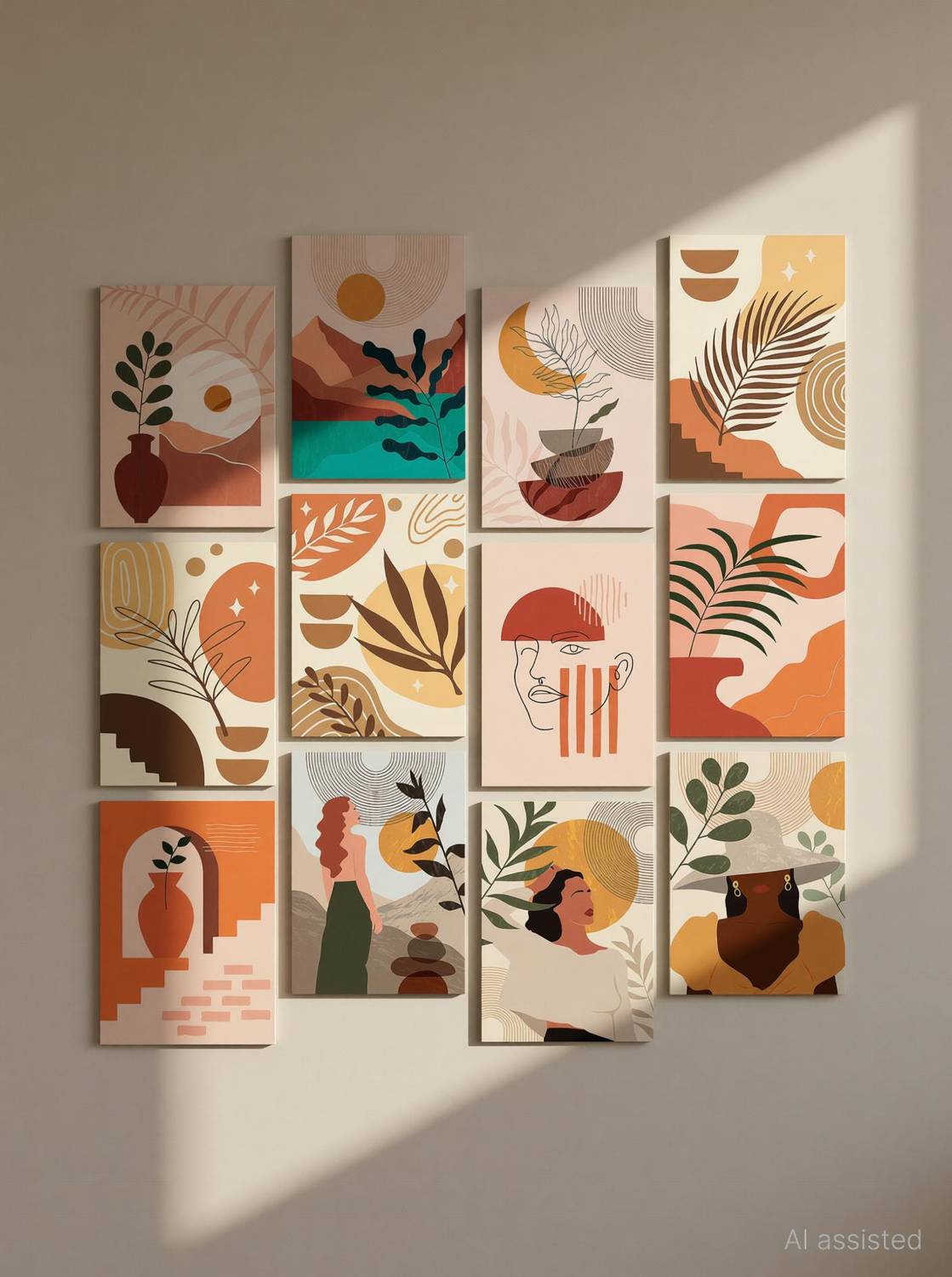 Aesthetic Boho Posters For Room Decoration Photographic Paper