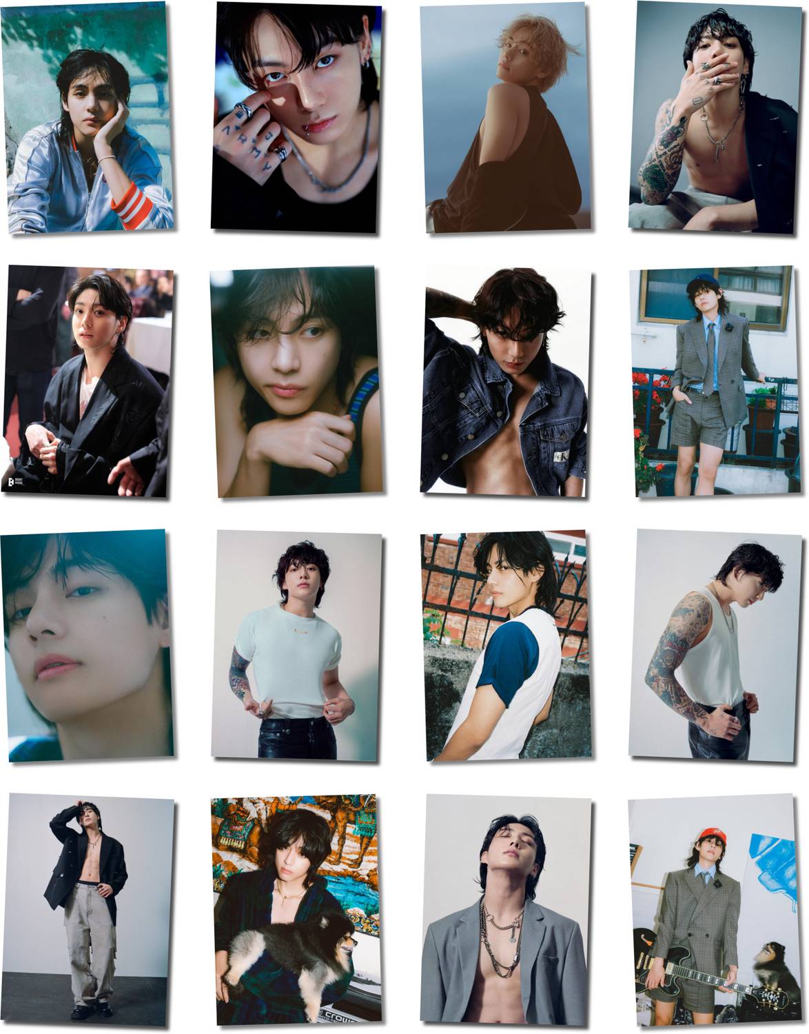 BTS Photocards Pack of 32 (8 x 11 cm) | BTS Jungkook - Seven