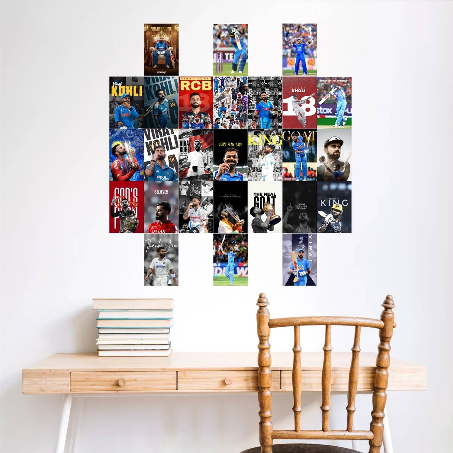 UniqueTown Virat Kohli Poster Fine Art Print - Image 3