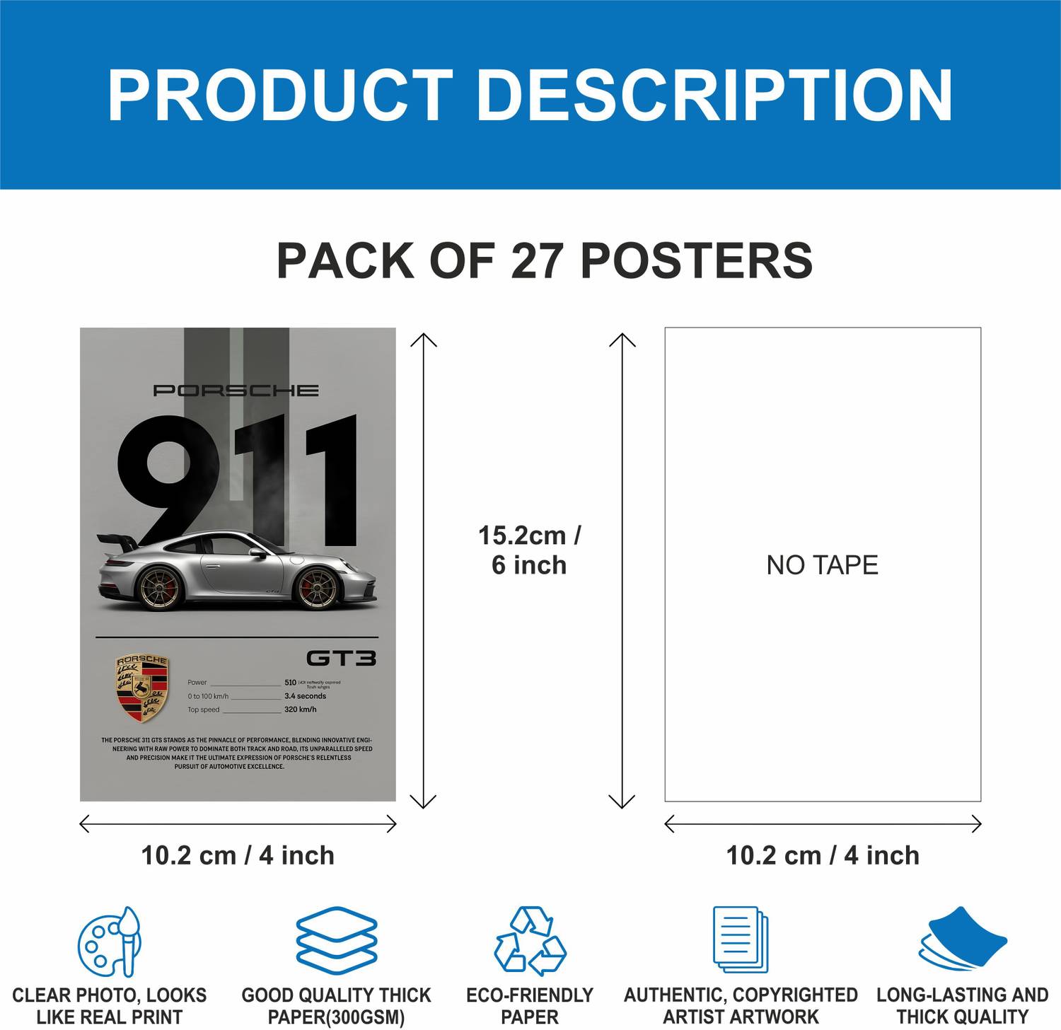 KulArt Car Poster Pack of 27 - Image 3