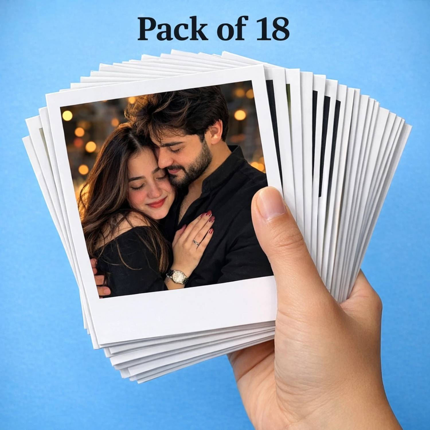 18 Customized Mini Photo Print Personalized Gifts with Your Photos (whatsap 7340263093) Paper Print