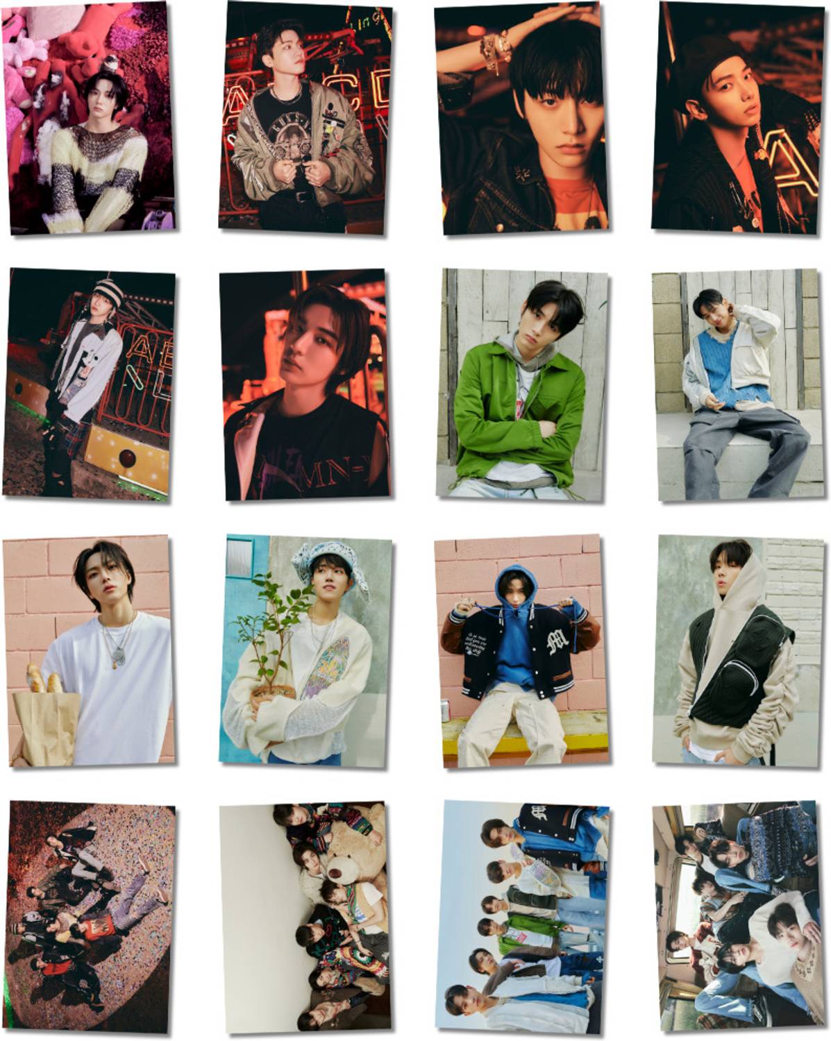 BOYNEXTDOOR Photocards Pack of 16 (8 x 11 cm) | Boy Next Door Who! Photocards | Boy Next Door All Member Photocard Pack | Boy Next Door Merch | K-Pop Merch | For One Door For Gifting For Birthday Photographic Paper
