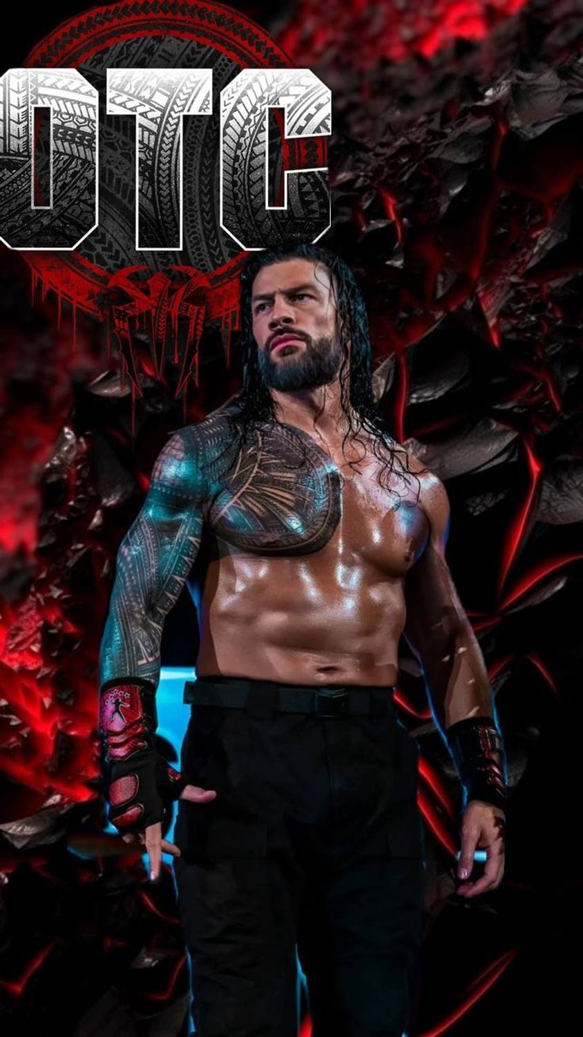 Fingerprint Roman Reigns A4 Fine Art Print - Image 5